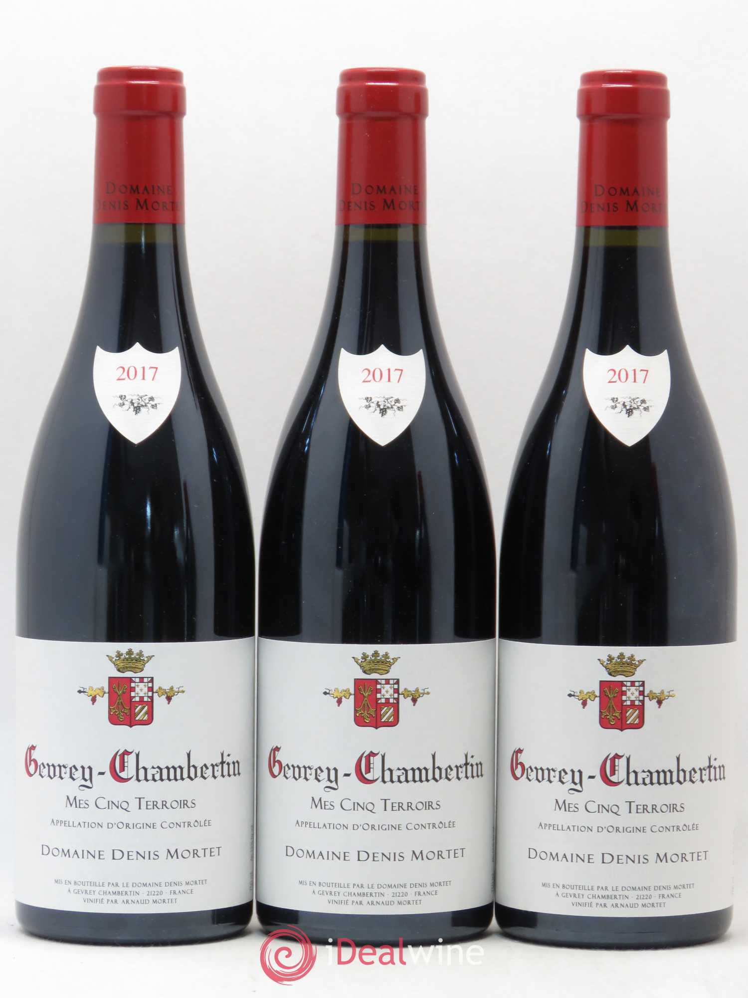 Gevrey-Chambertin Mes Cinq Terroirs Denis Mortet (Domaine) 2017 - Lot de 3 bouteilles - 0