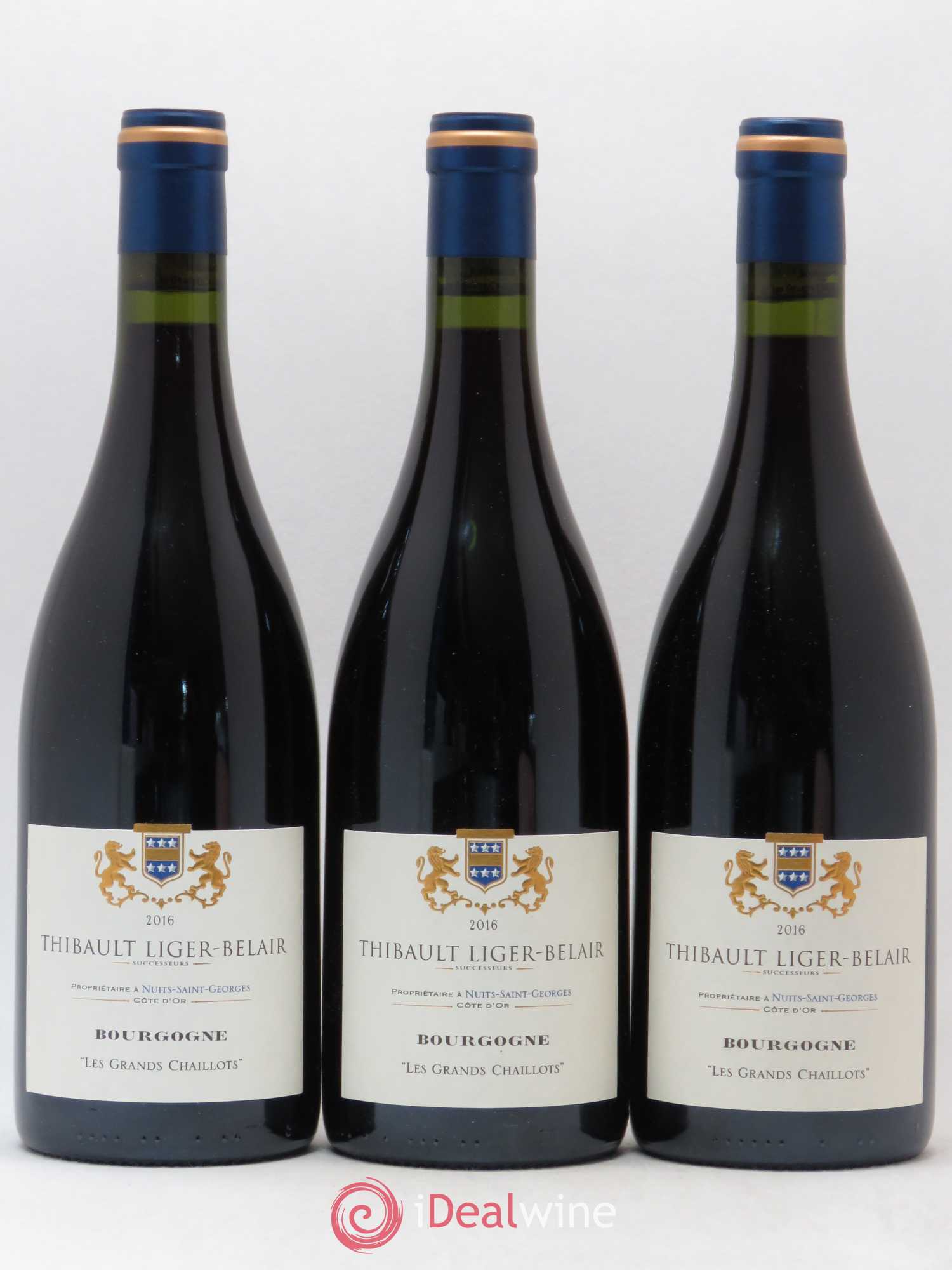 Bourgogne Les Grands Chaillots Thibault Liger Belair 2016 - Posten von 3 Flaschen - 0
