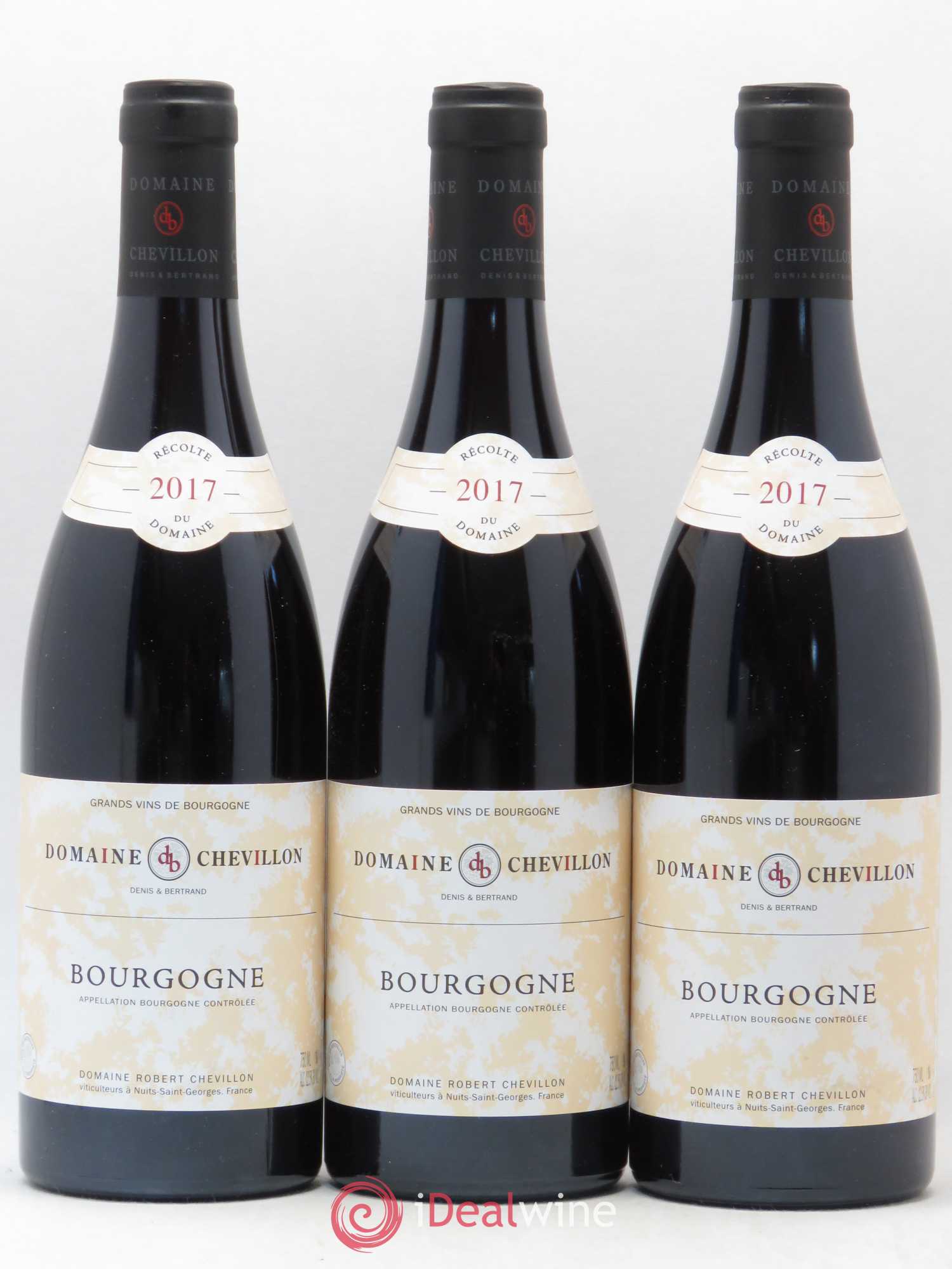 Bourgogne Pinot Noir Robert Chevillon 2017 - Posten von 3 Flaschen - 0