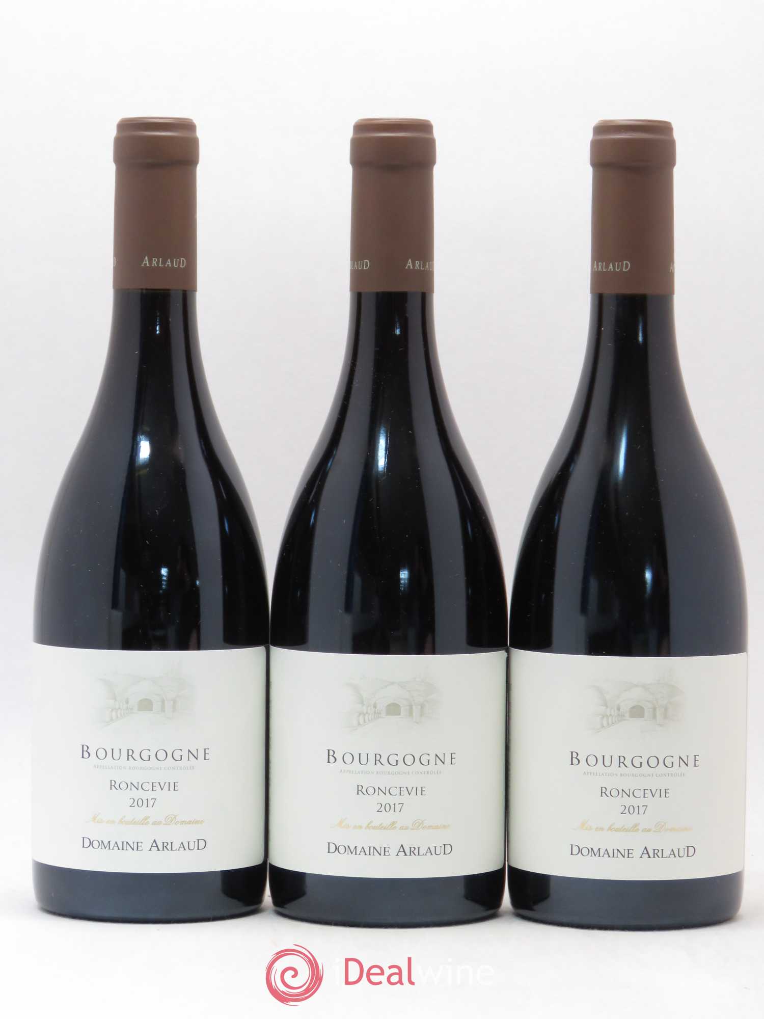 Bourgogne Roncevie Arlaud 2017 - Lot de 3 bouteilles - 0