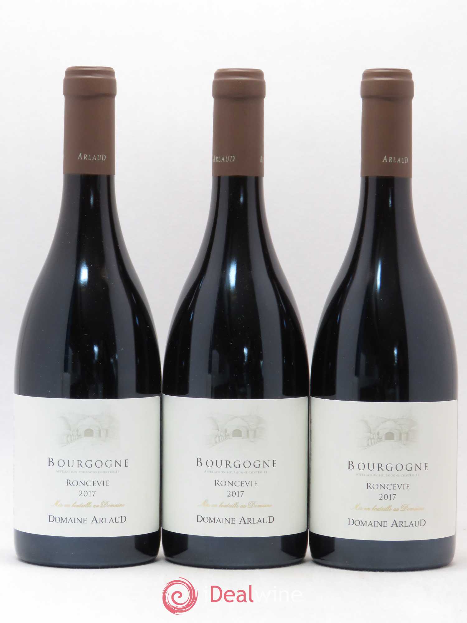 Bourgogne Roncevie Arlaud 2017 - Lot de 3 bouteilles - 0