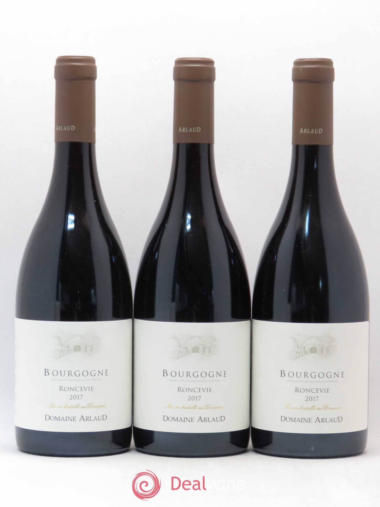 Bourgogne Roncevie Arlaud 2017 - Lot de 3 bouteilles - 0