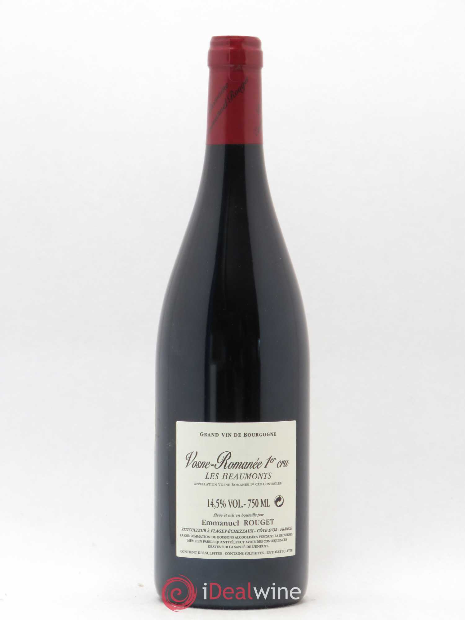 Vosne-Romanée 1er Cru Les Beaumonts Emmanuel Rouget 2016 - Lot de 1 bouteille - 1