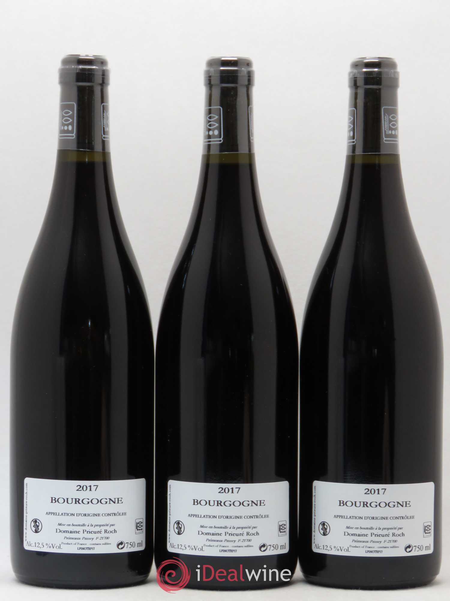 Bourgogne Pinoterie Prieuré Roch 2017 - Lot de 3 bouteilles - 1