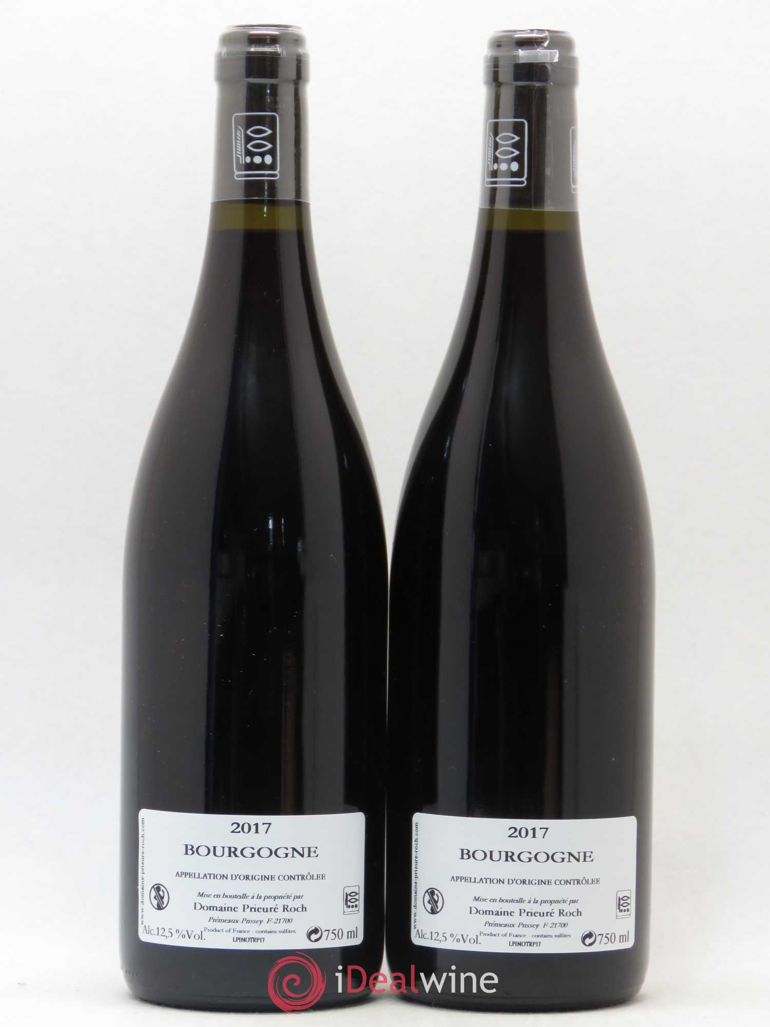 Bourgogne Pinoterie Prieuré Roch 2017 - Lot de 2 bouteilles - 1