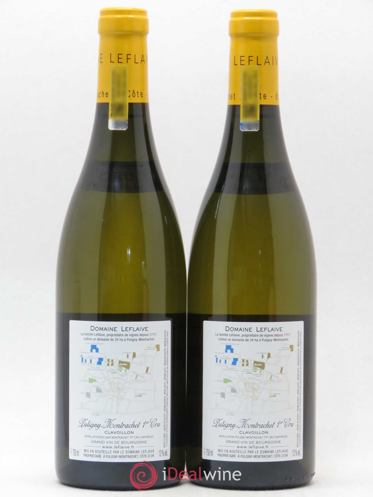 Puligny-Montrachet 1er Cru Clavoillon Leflaive (Domaine) 2015 - Lot de 2 bouteilles - 1
