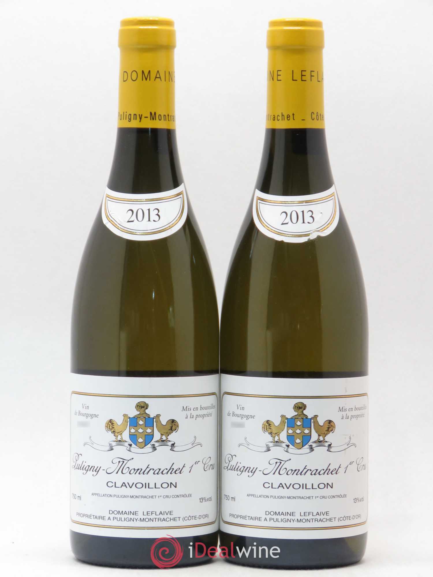 Puligny-Montrachet 1er Cru Clavoillon Leflaive (Domaine) 2013 - Lot de 2 bouteilles - 0