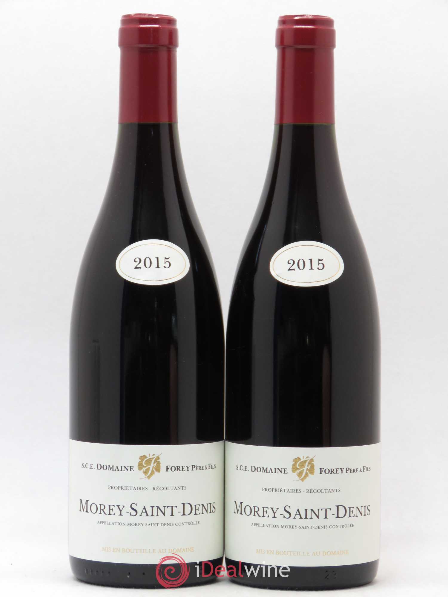 Morey-Saint-Denis Domaine Forey Père et Fils 2015 - Posten von 2 Flaschen - 0