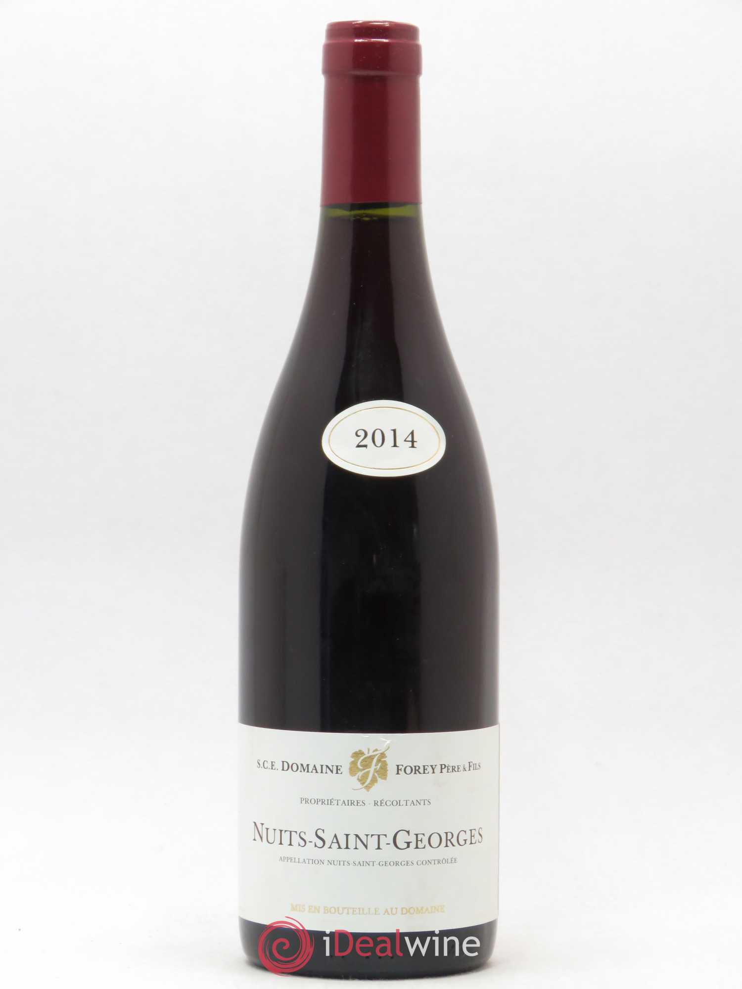 Nuits-Saint-Georges Domaine Forey Père et Fils 2014 - Posten von 1 Flasche - 0