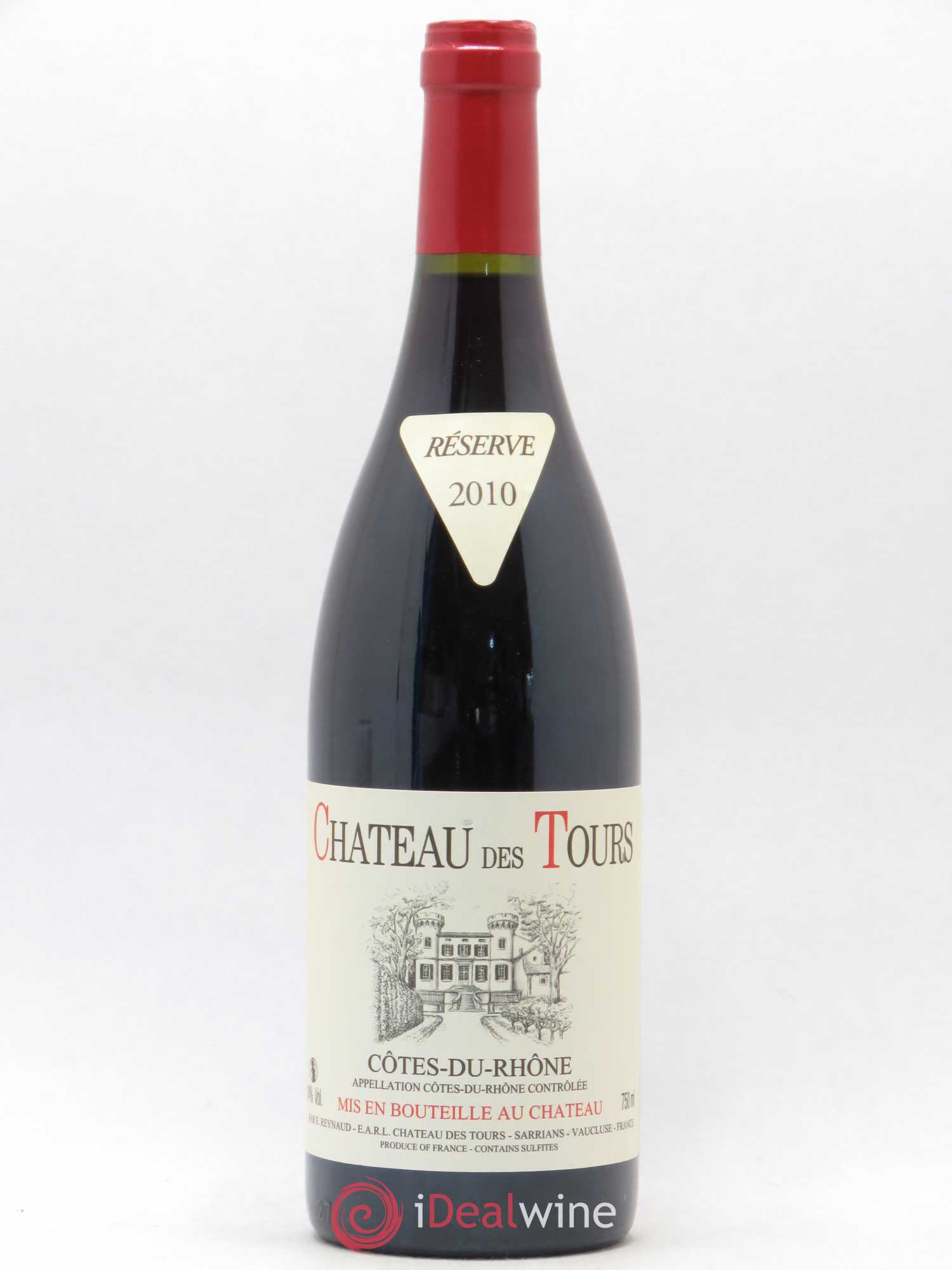 Côtes-du-Rhône Château des Tours Emmanuel Reynaud 2010 - Lot de 1 bouteille - 0