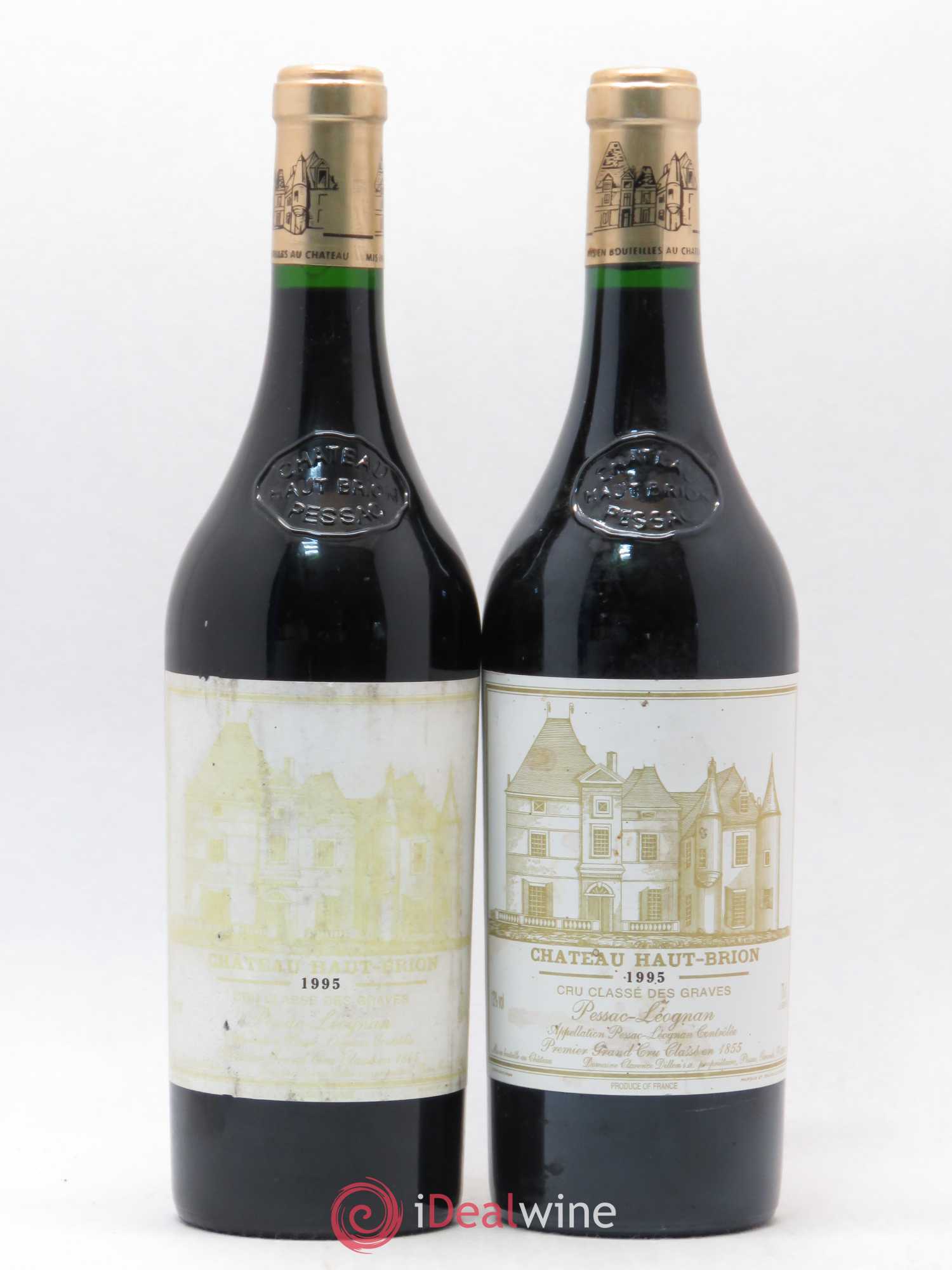 Château Haut Brion 1er Grand Cru Classé 1995 - Lot de 2 bouteilles - 0