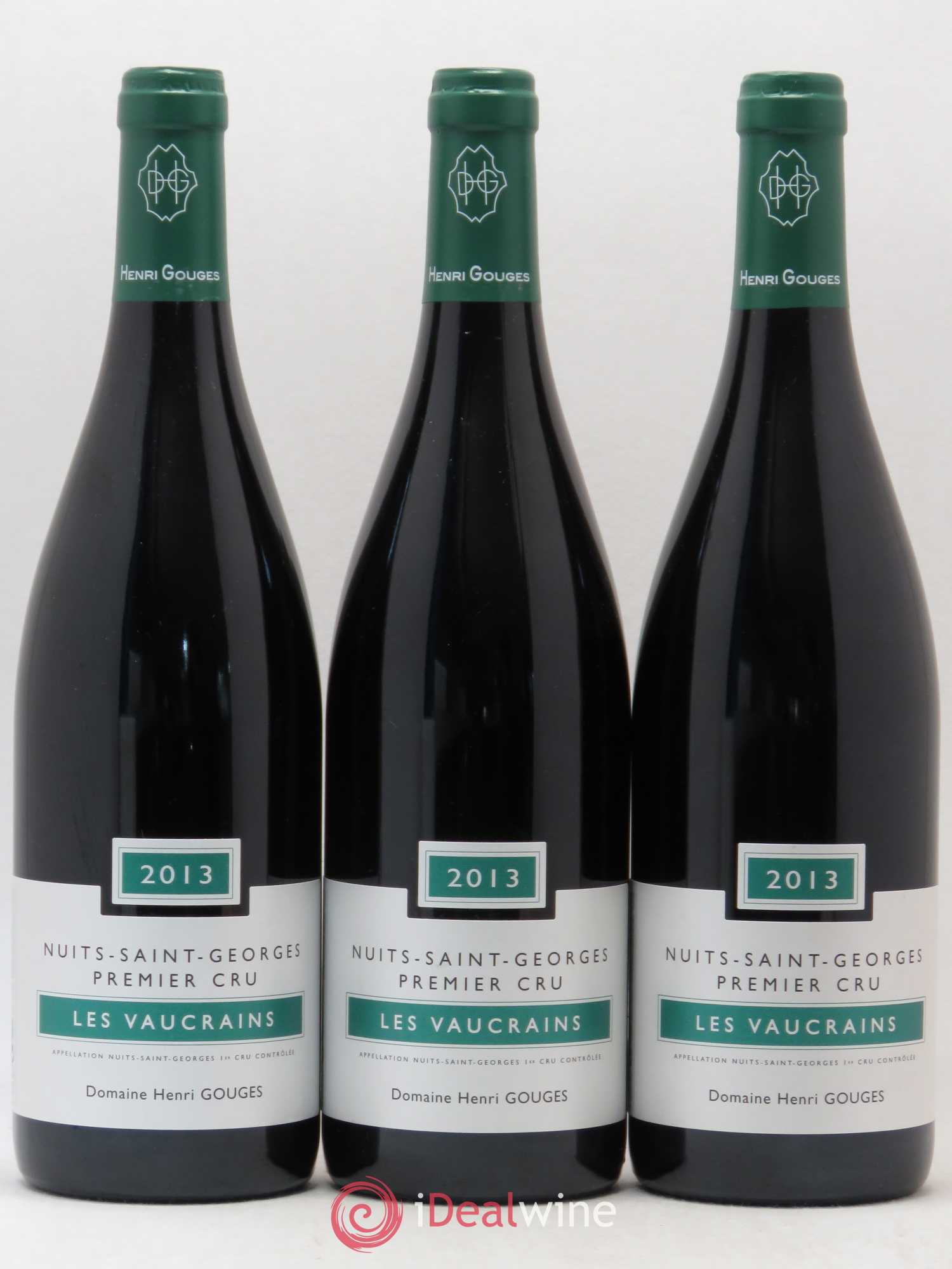 Nuits-Saint-Georges 1er Cru Les Vaucrains Henri Gouges 2013 - Lot de 3 bouteilles - 0