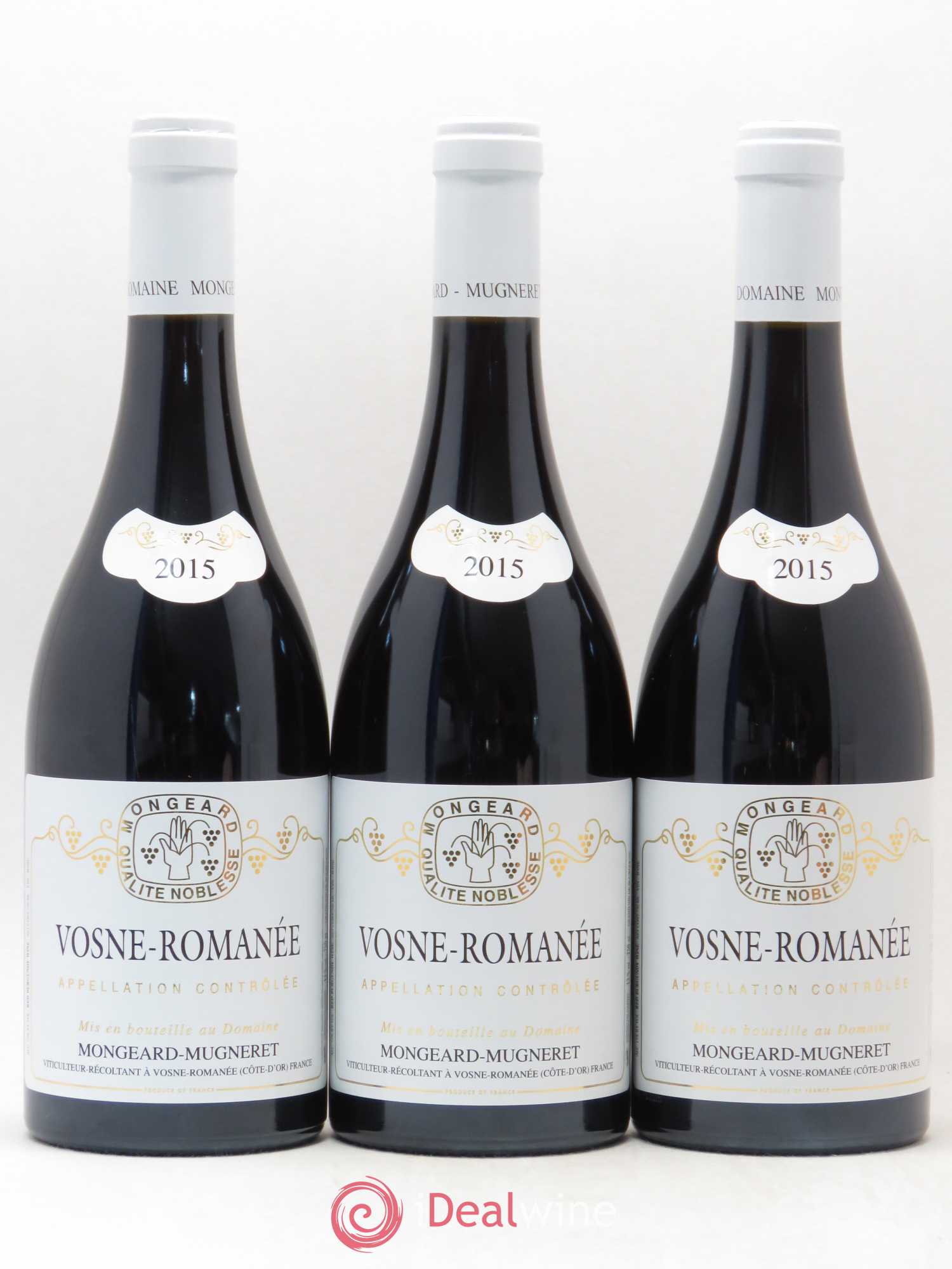 Vosne-Romanée Mongeard-Mugneret (Domaine) 2015 - Lot de 3 bouteilles - 0