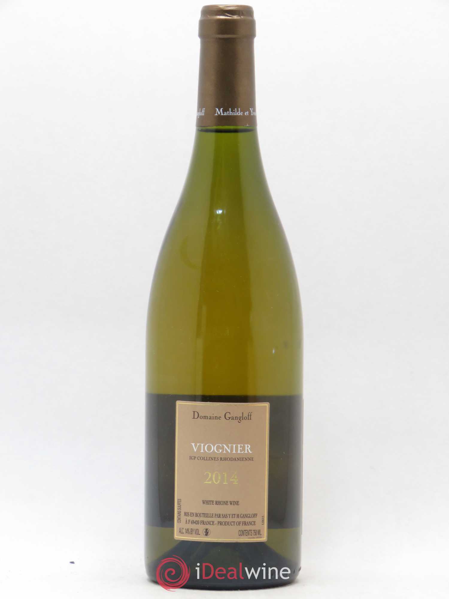 Collines Rhodaniennes Viognier Gangloff 2014 - Posten von 1 Flasche - 1