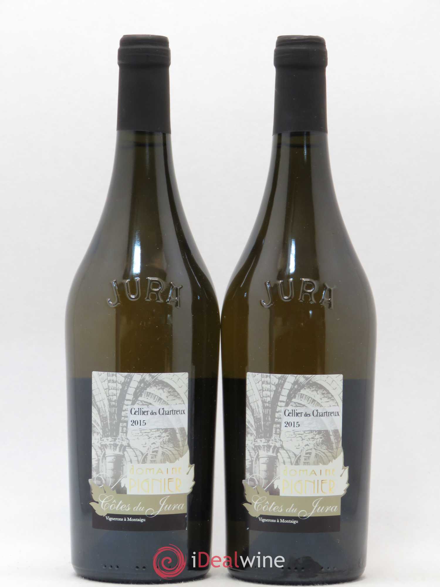 Côtes du Jura Cellier des Chartreux Chardonnay sous voile Domaine Pignier 2015 - Posten von 2 Flaschen - 0