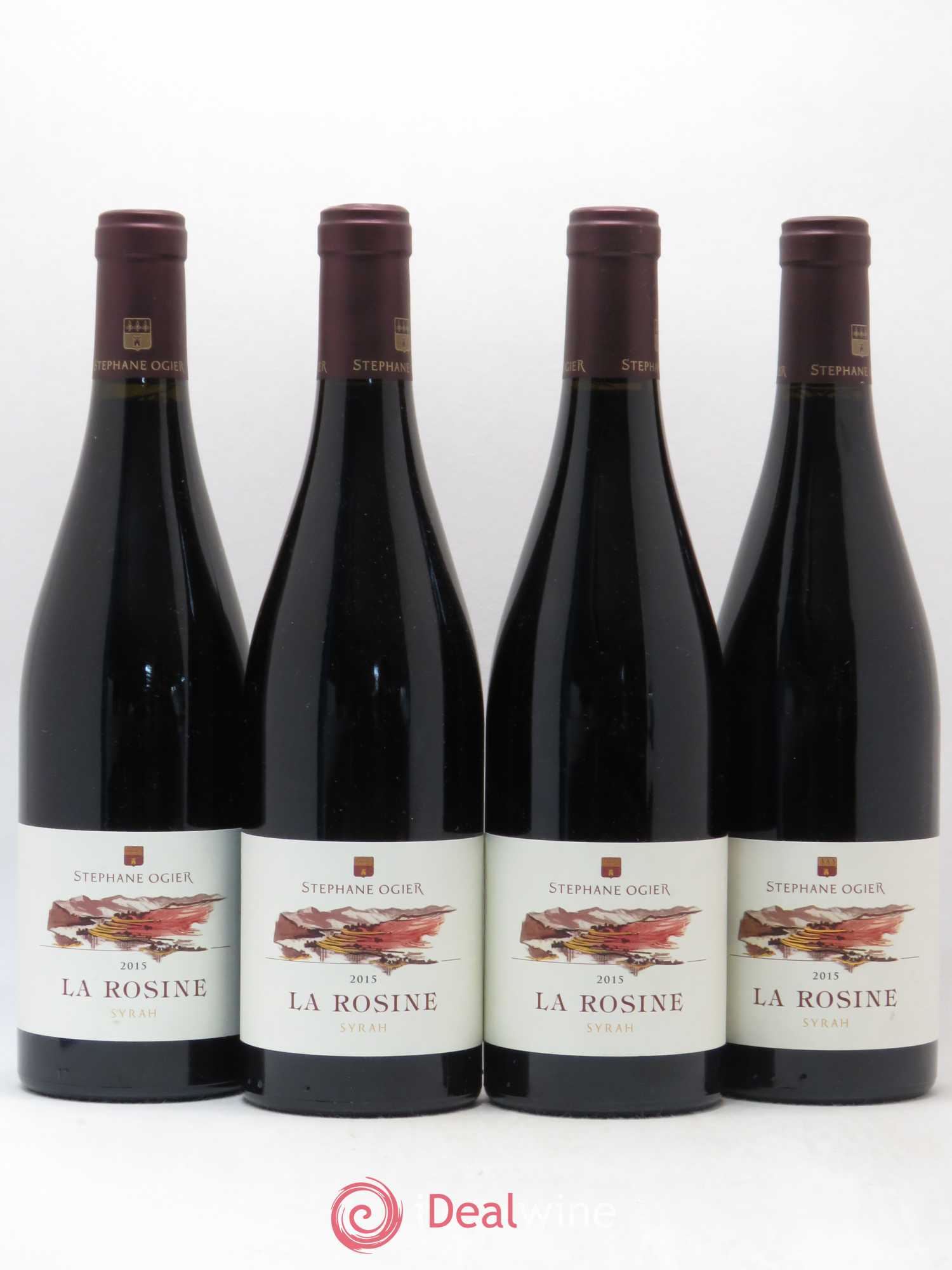 Collines Rhodaniennes La Rosine Stéphane Ogier 2015 - Lot de 4 bouteilles - 0
