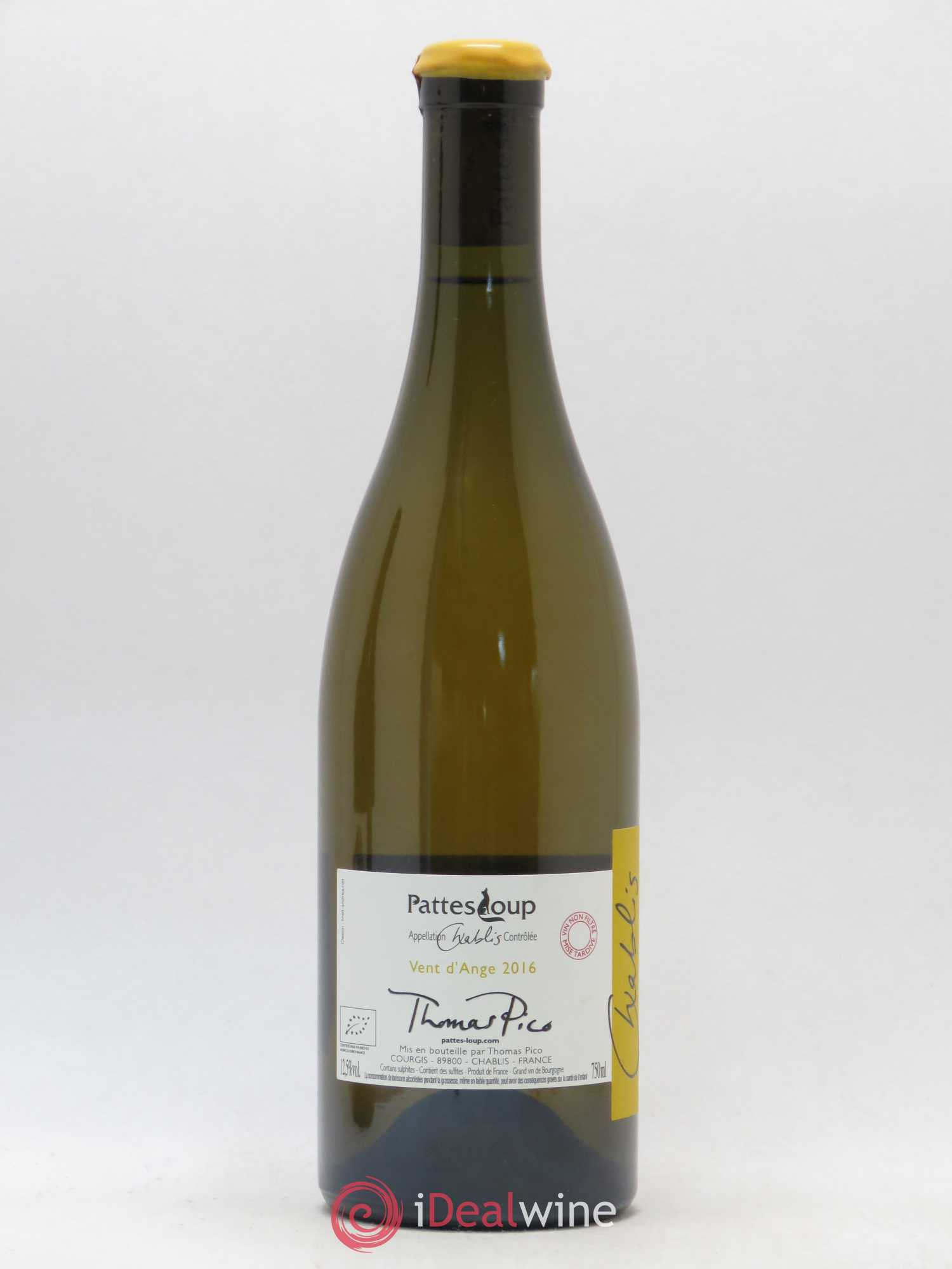Chablis Vent d'Ange Pattes Loup (Domaine) Vent d'ange 2016 - Posten von 1 Flasche - 1