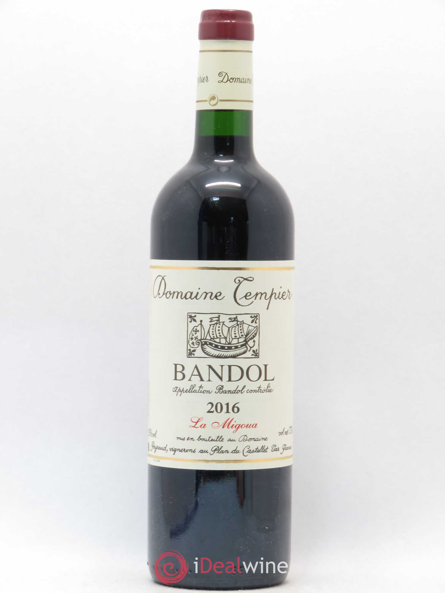 Bandol Domaine Tempier Cuvée La Migoua Famille Peyraud 2016 - Lot de 1 bouteille - 0