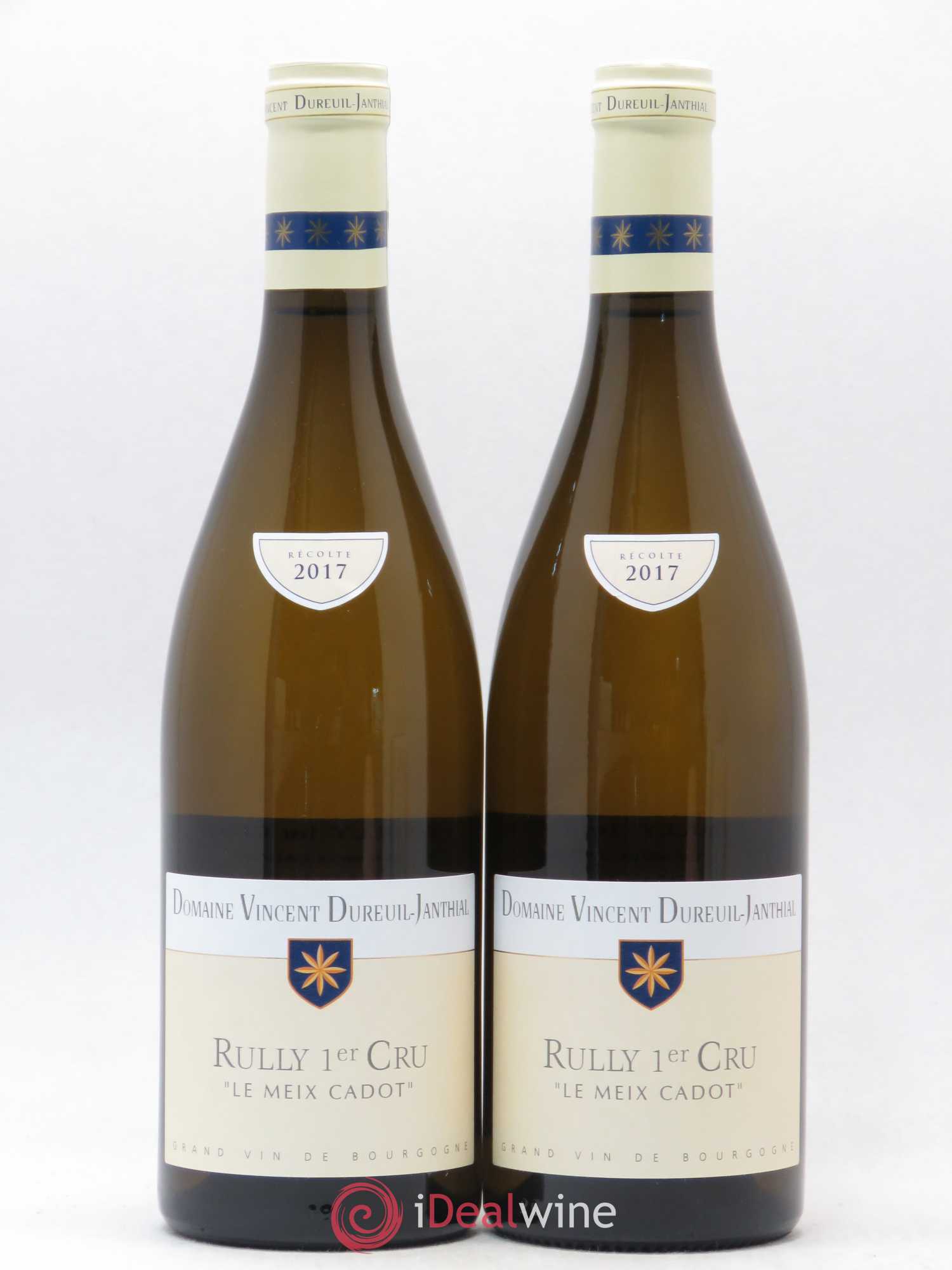 Rully 1er Cru Meix Cadot Dureuil Janthial 2017 - Posten von 2 Flaschen - 0