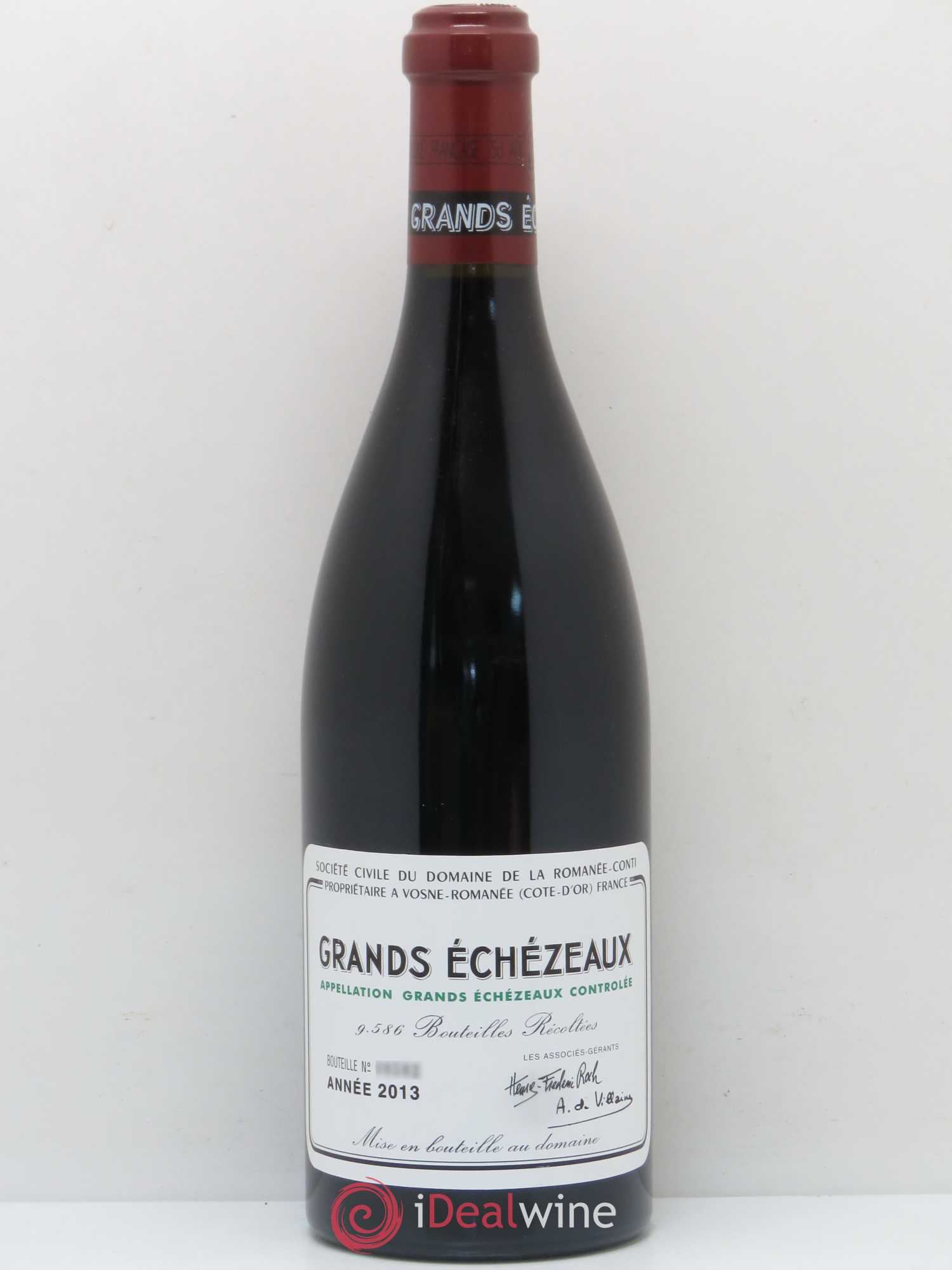 Grands-Echezeaux Grand Cru Domaine de la Romanée-Conti 2013 - Lot de 1 bouteille - 0