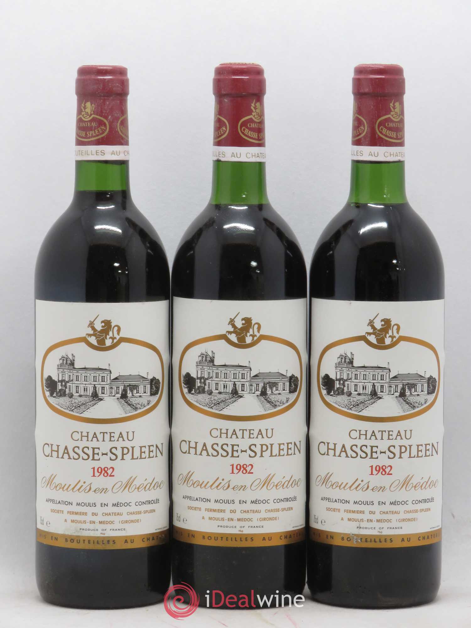 Château Chasse Spleen 1982 - Lot de 12 bouteilles - 2