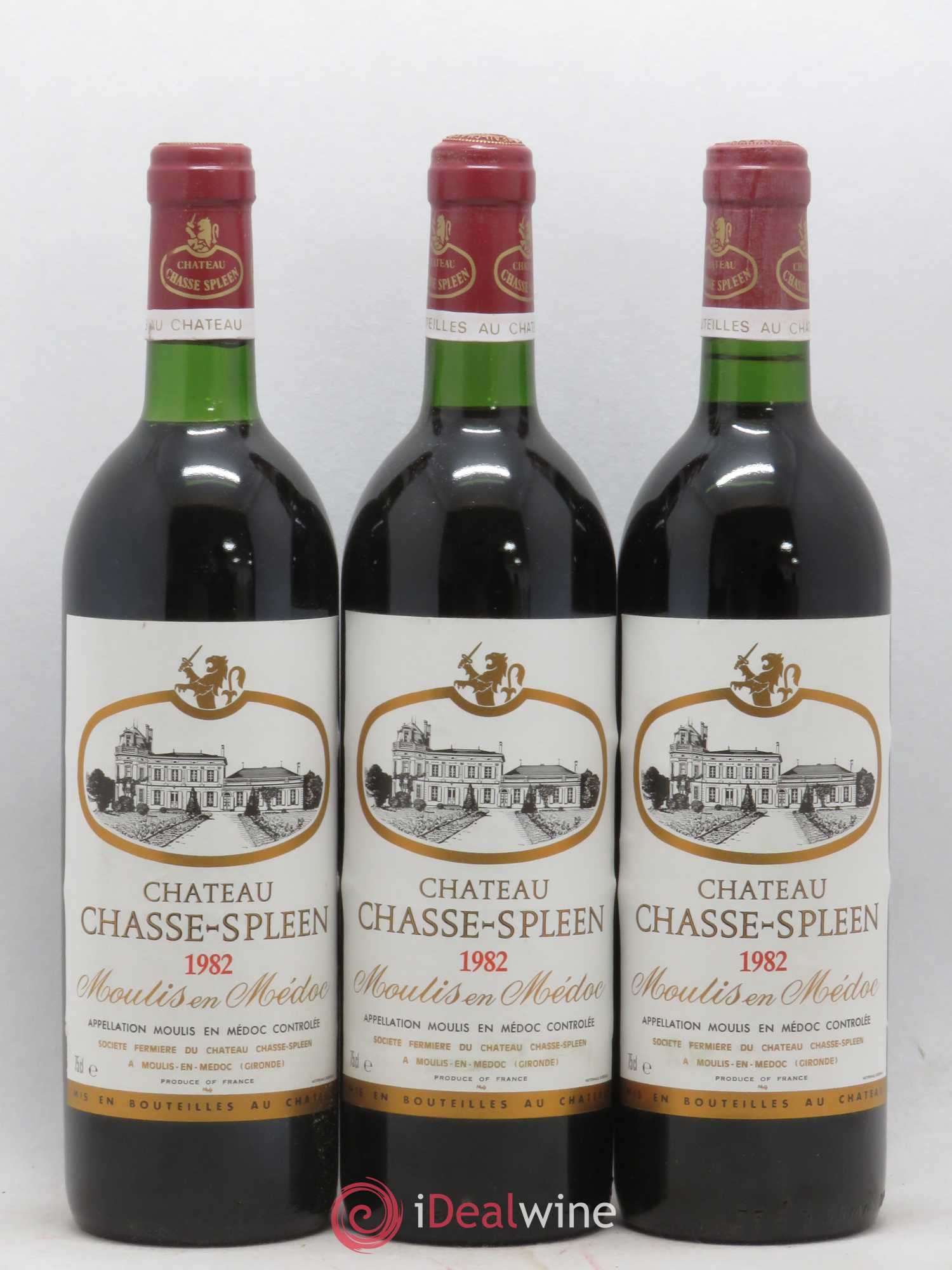 Château Chasse Spleen 1982 - Lot de 12 bouteilles - 3