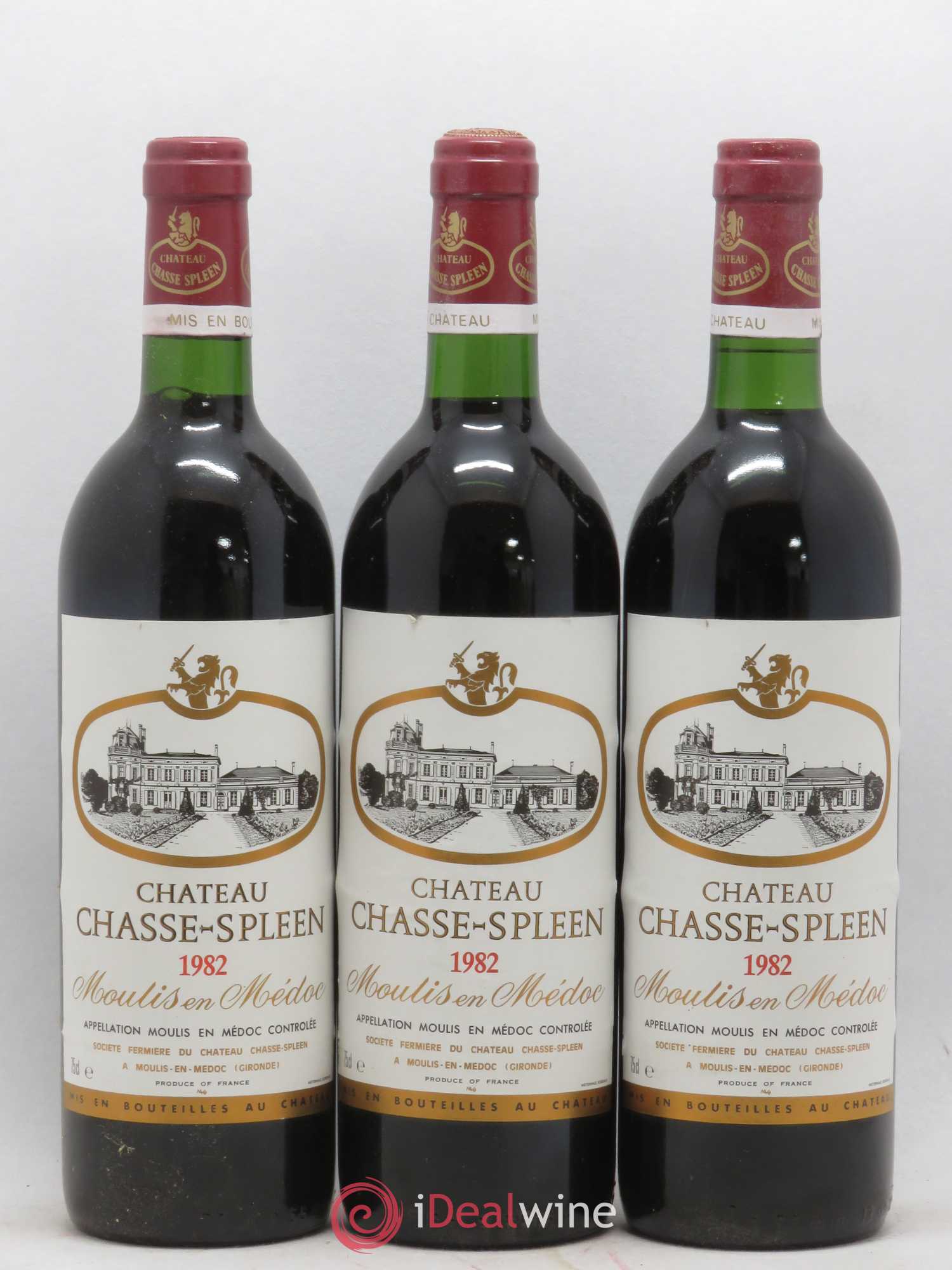 Château Chasse Spleen 1982 - Lot de 12 bouteilles - 4