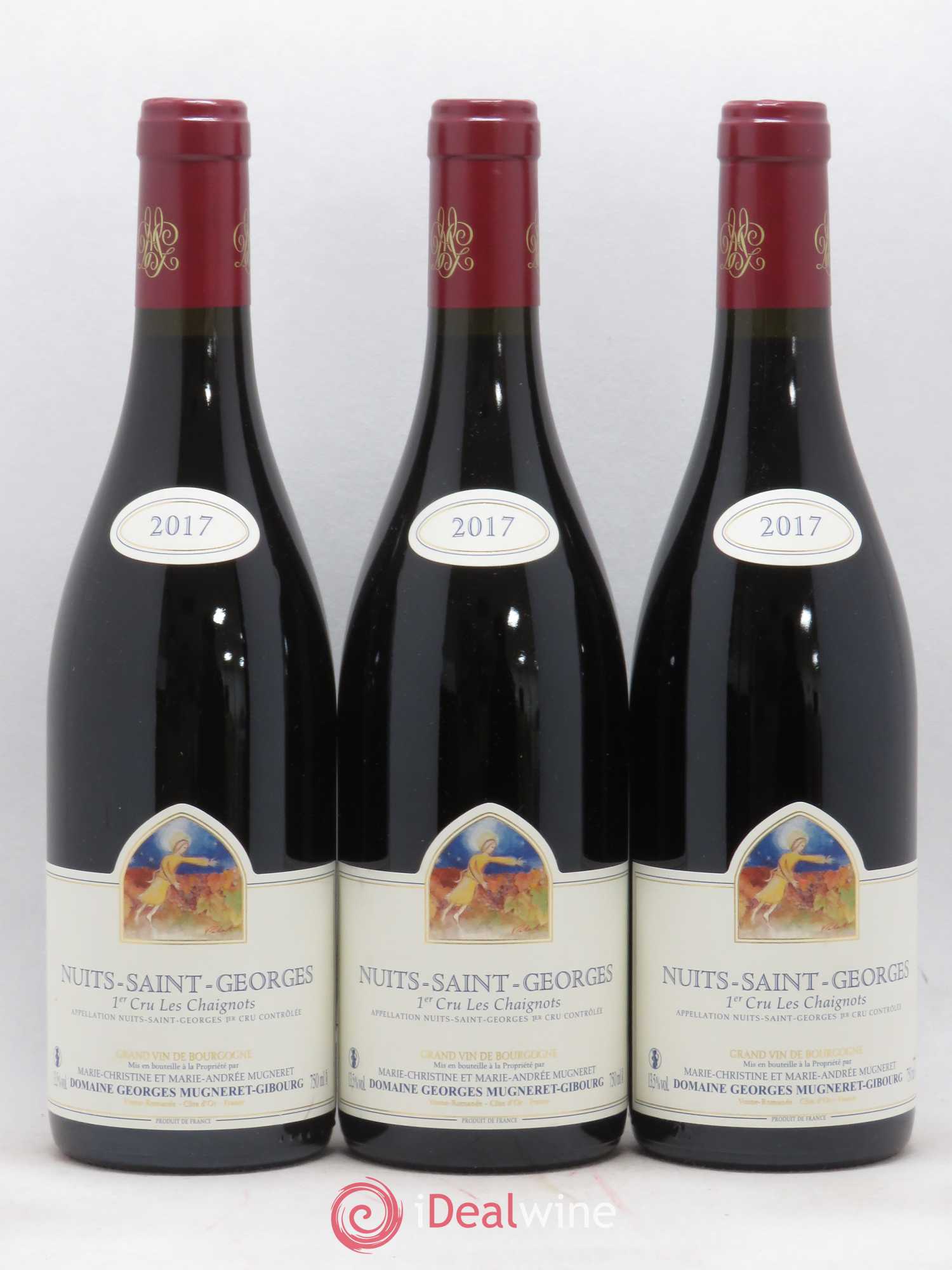 Nuits-Saint-Georges 1er Cru Les Chaignots Mugneret-Gibourg (Domaine) 2017 - Lot de 3 bouteilles - 0