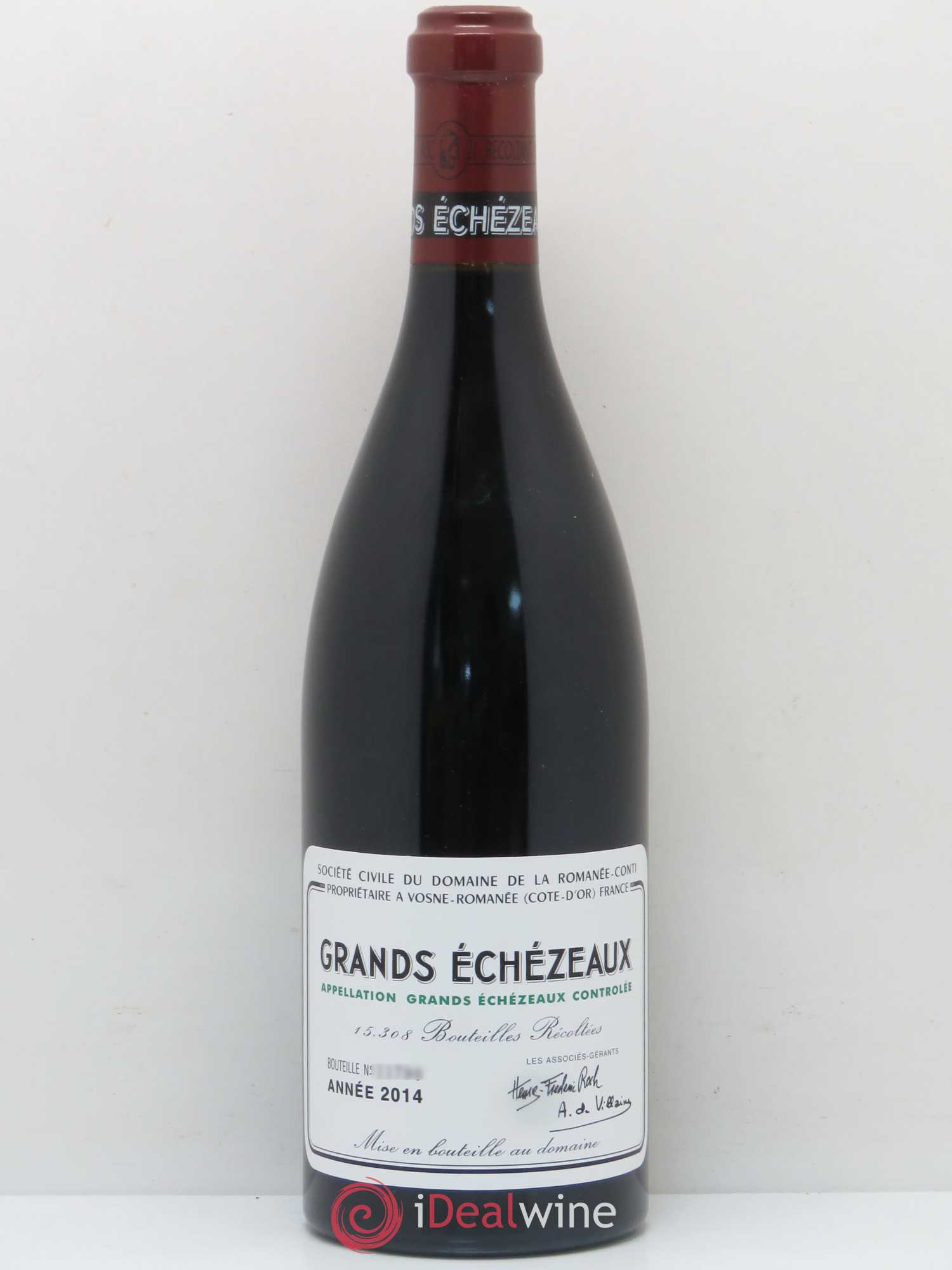 Grands-Echezeaux Grand Cru Domaine de la Romanée-Conti 2014 - Lot de 1 bouteille - 0