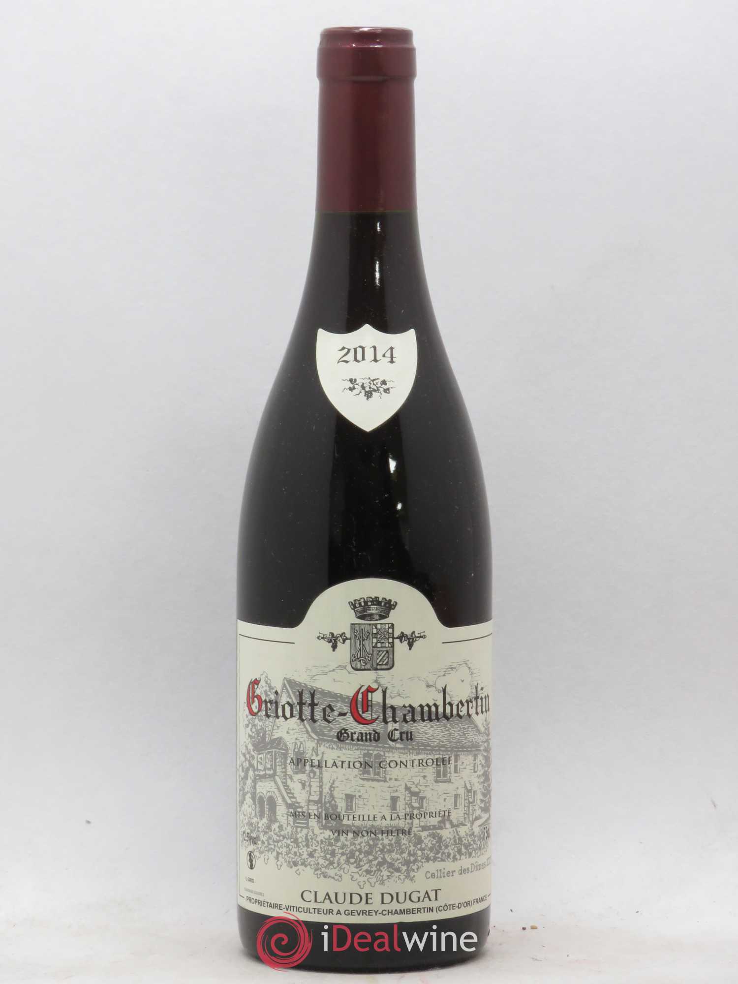 Griotte-Chambertin Grand Cru Claude Dugat 2014 - Lot de 1 bouteille - 0