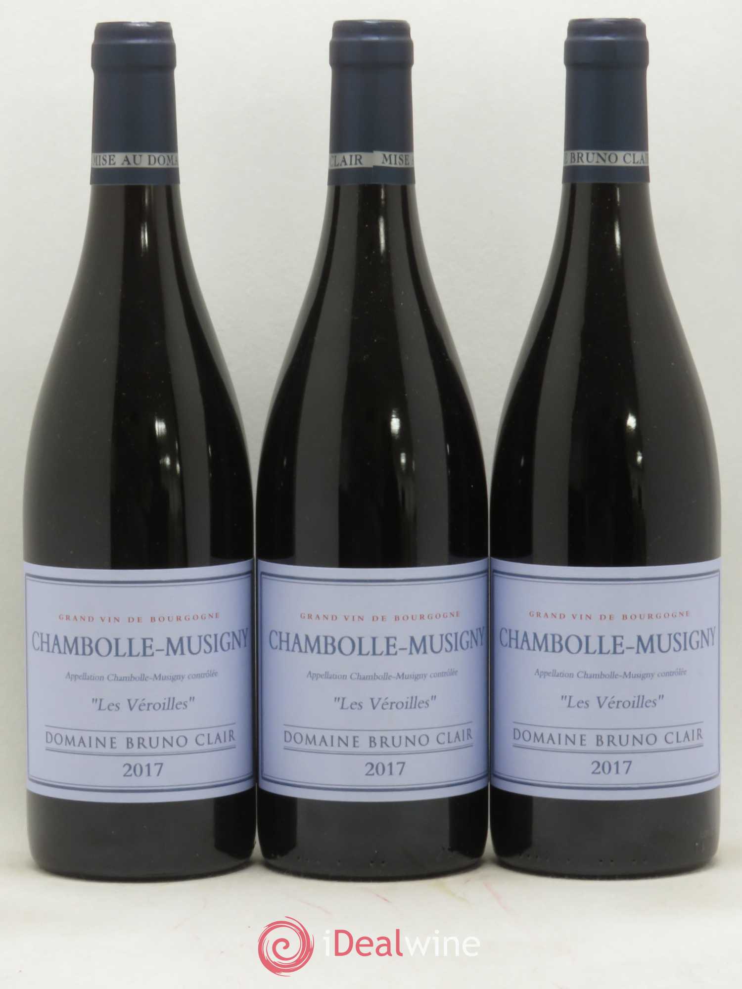 Chambolle-Musigny Les Veroilles Bruno Clair (Domaine) 2017 - Lot de 3 bouteilles - 0