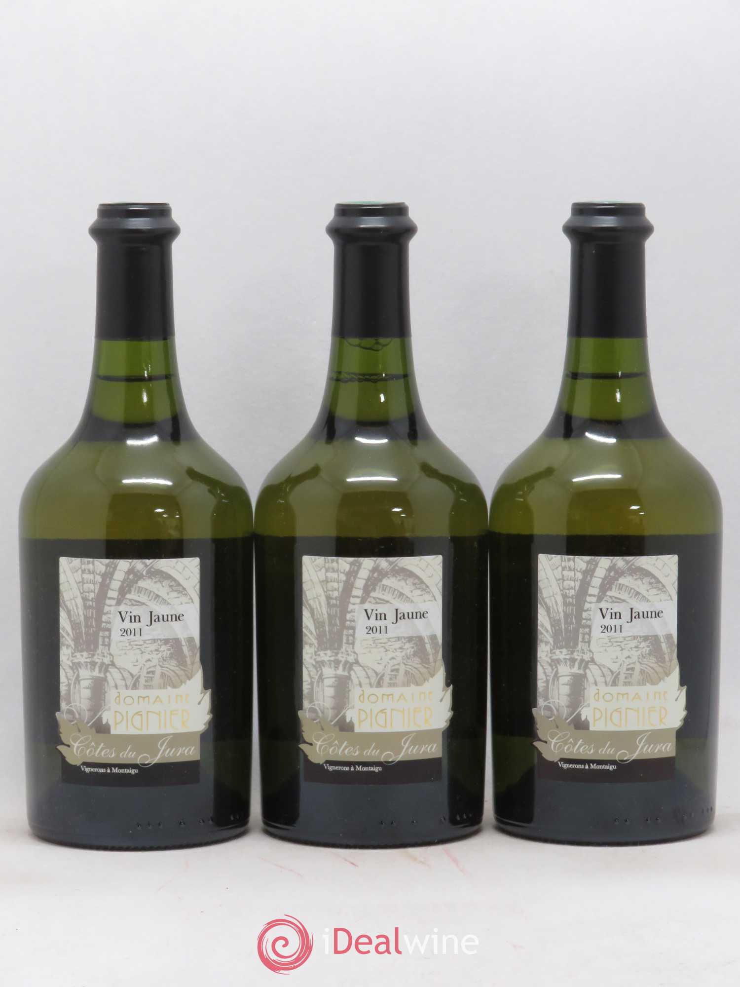 Côtes du Jura Vin Jaune Pignier 2011 - Lot de 3 bouteilles - 0