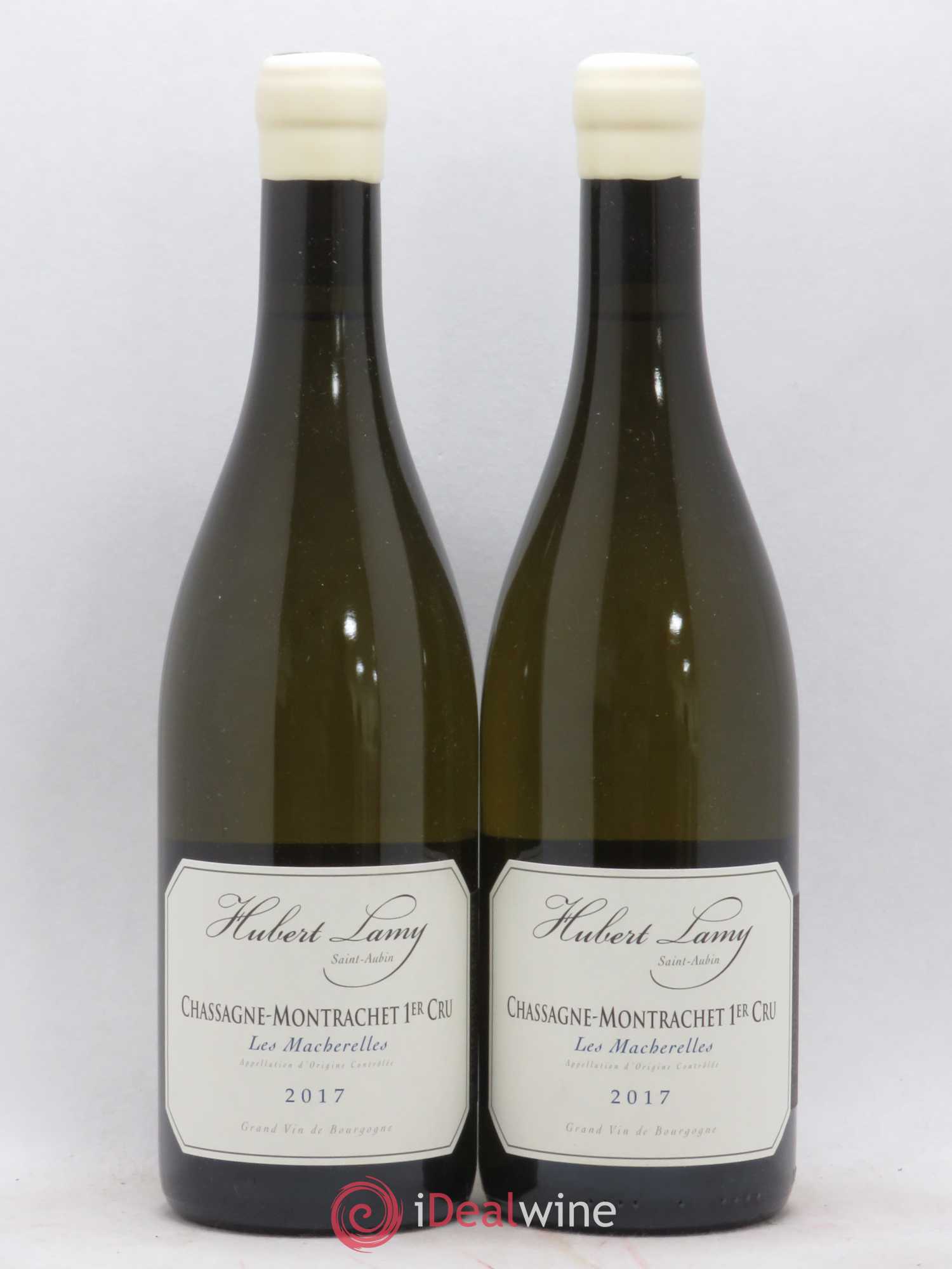 Chassagne-Montrachet 1er Cru Les Macherelles Hubert Lamy 2017 - Posten von 2 Flaschen - 0
