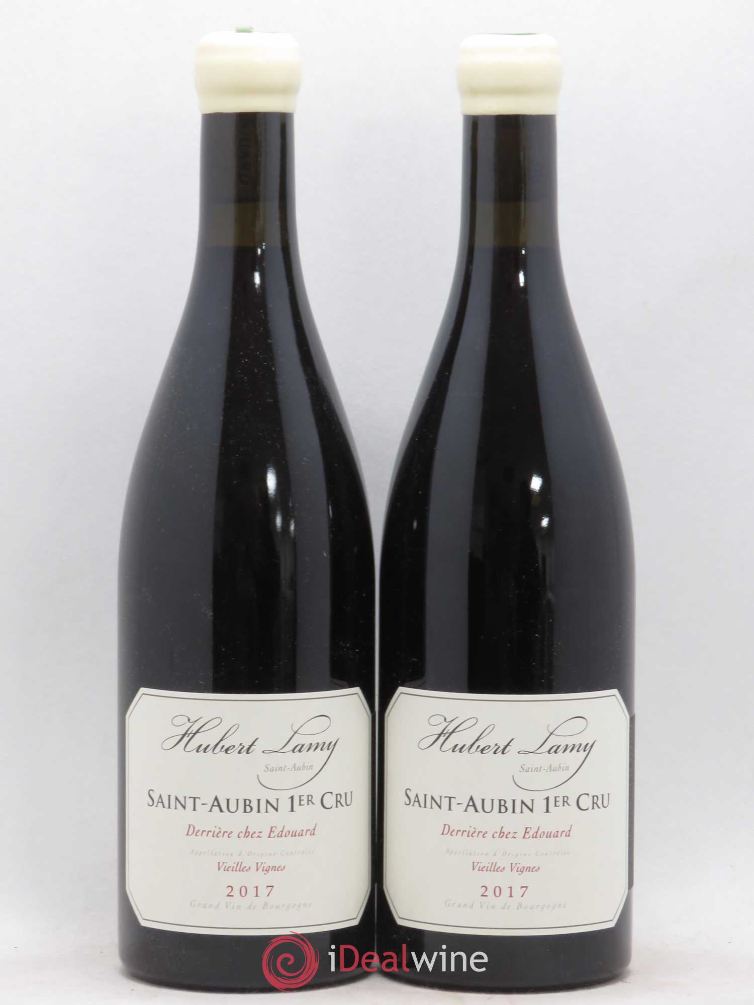 Saint-Aubin 1er Cru Derrière chez Edouard Vieilles Vignes Hubert Lamy 2017 - Lot de 2 bouteilles - 0