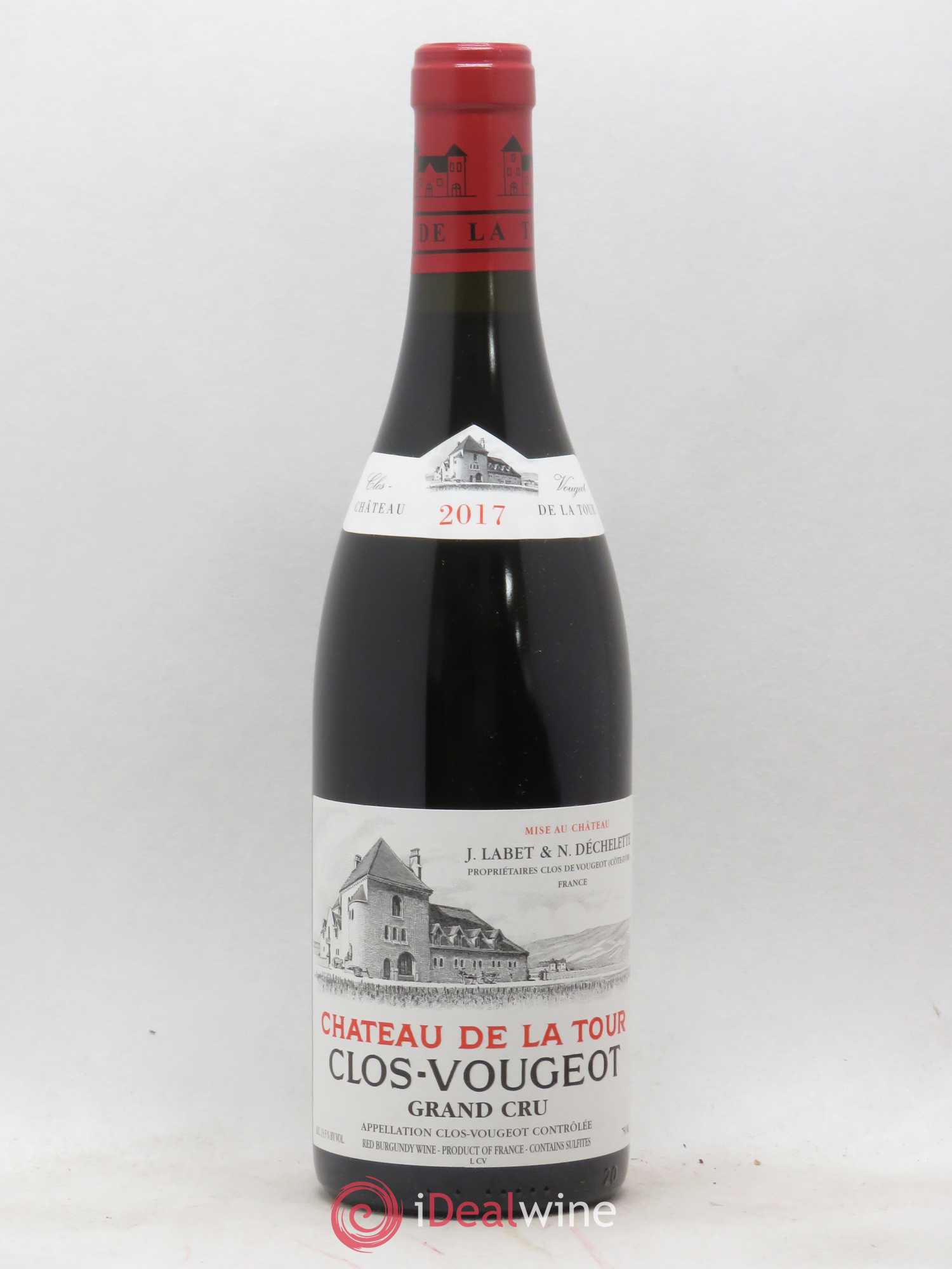 Clos de Vougeot Grand Cru Château de La Tour 2017 - Lot de 1 bouteille - 0