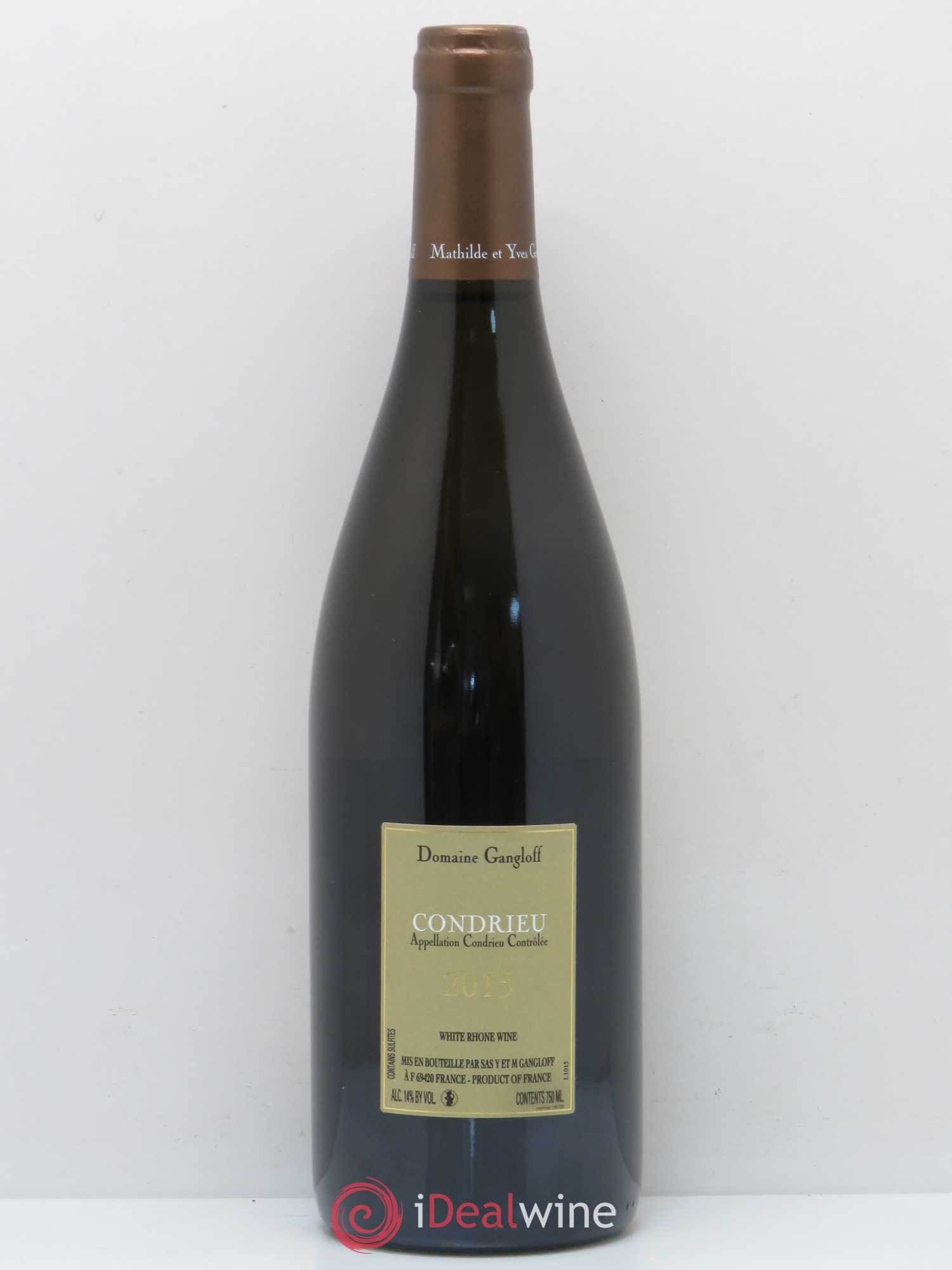 Condrieu Domaine Gangloff (Domaine) 2015 - Lot de 1 bouteille - 1