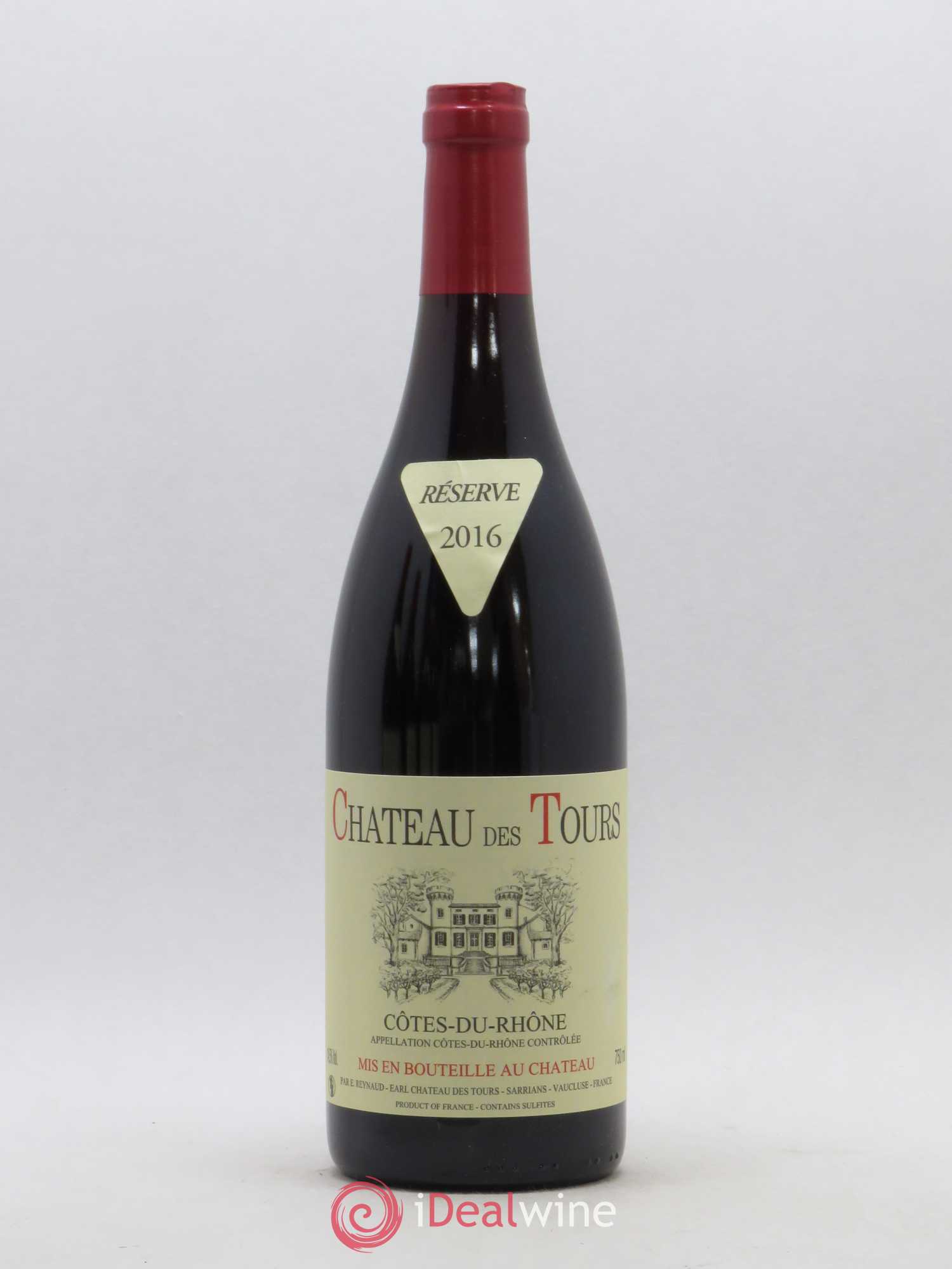 Côtes-du-Rhône Château des Tours Emmanuel Reynaud 2016 - Lot de 1 bouteille - 0
