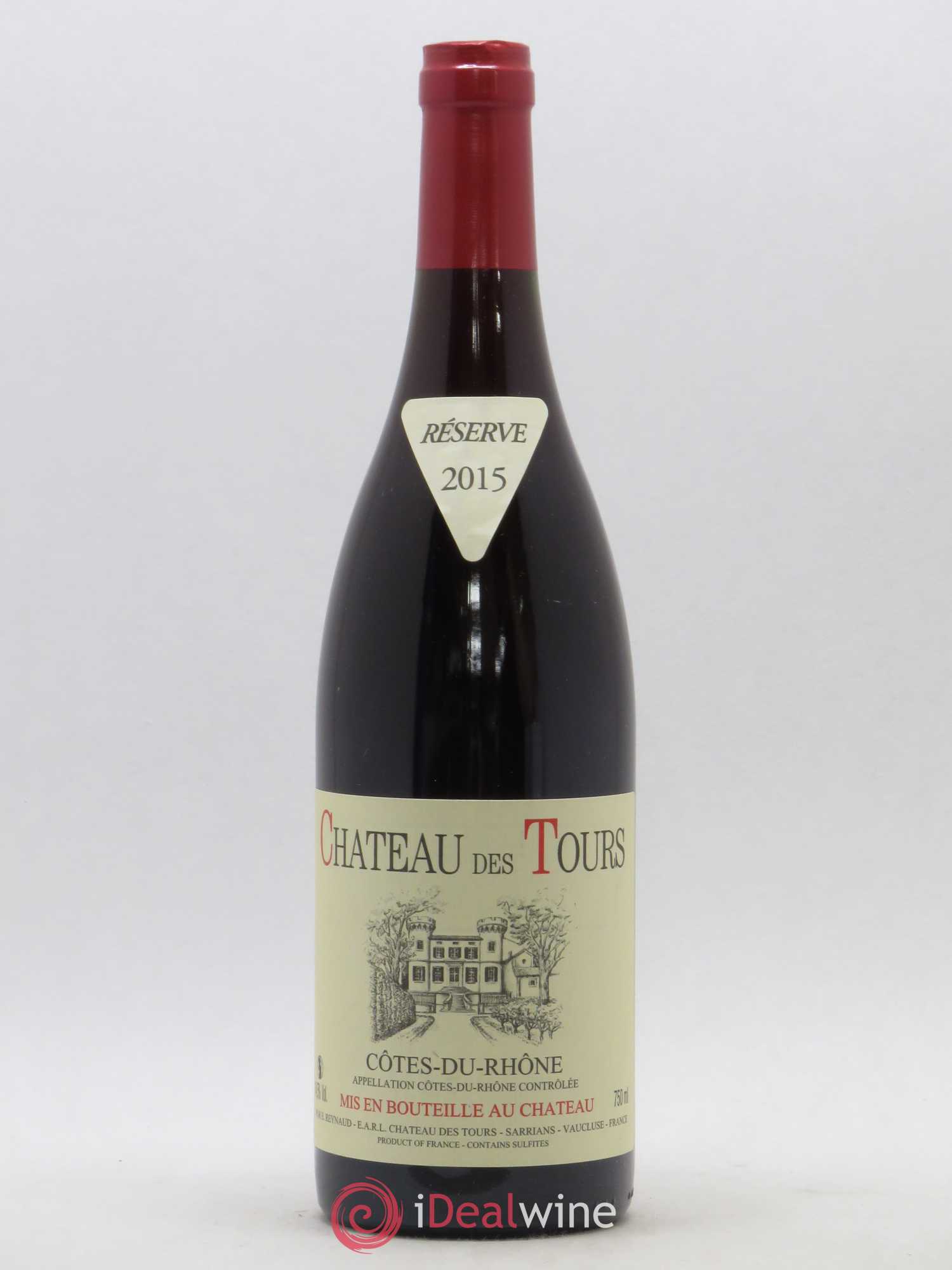 Côtes-du-Rhône Château des Tours Emmanuel Reynaud 2015 - Lot de 1 bouteille - 0