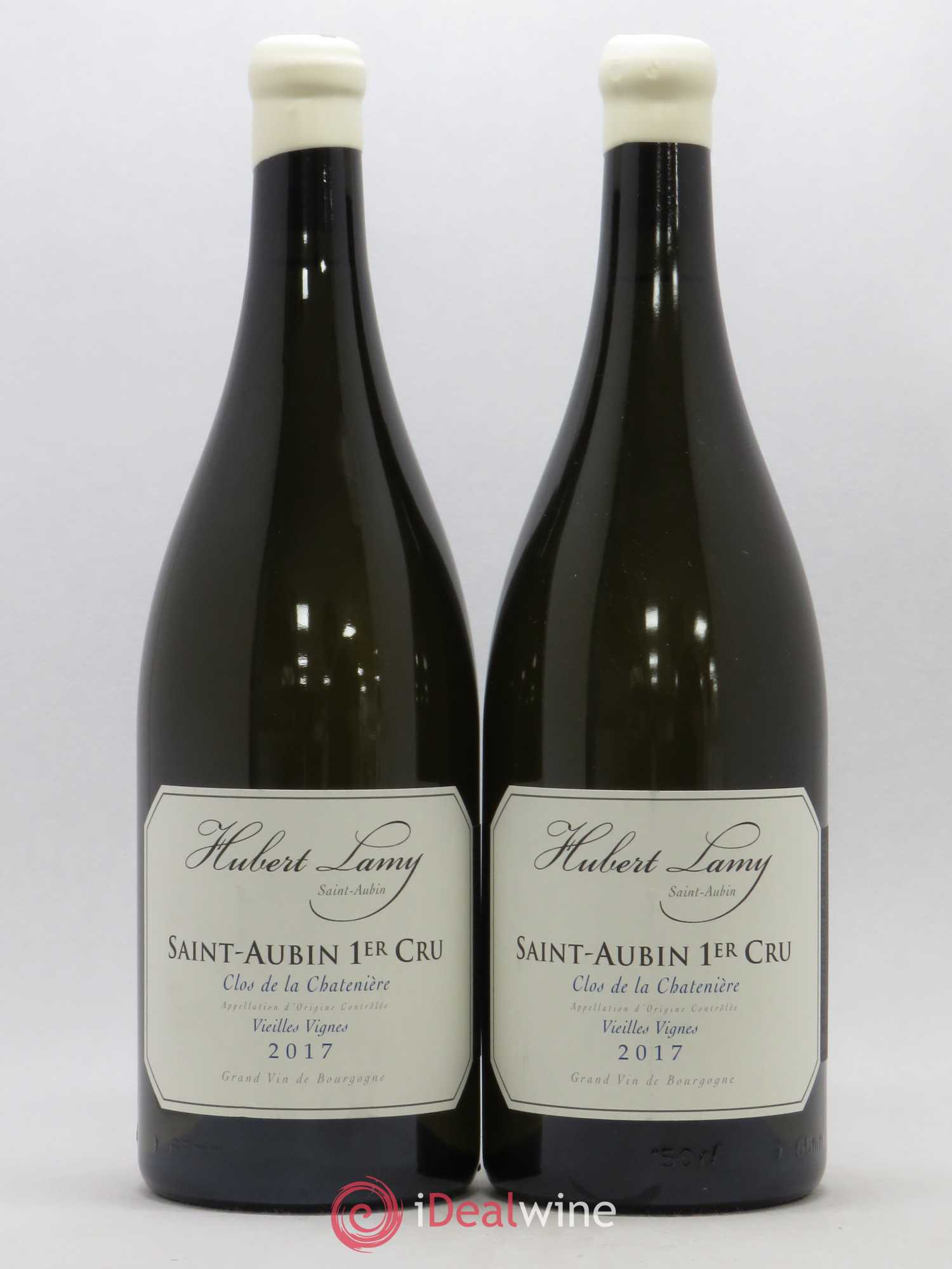 Saint-Aubin 1er Cru Clos de la Chatenière Vieilles Vignes Hubert Lamy 2017 - Lot de 2 magnums - 0