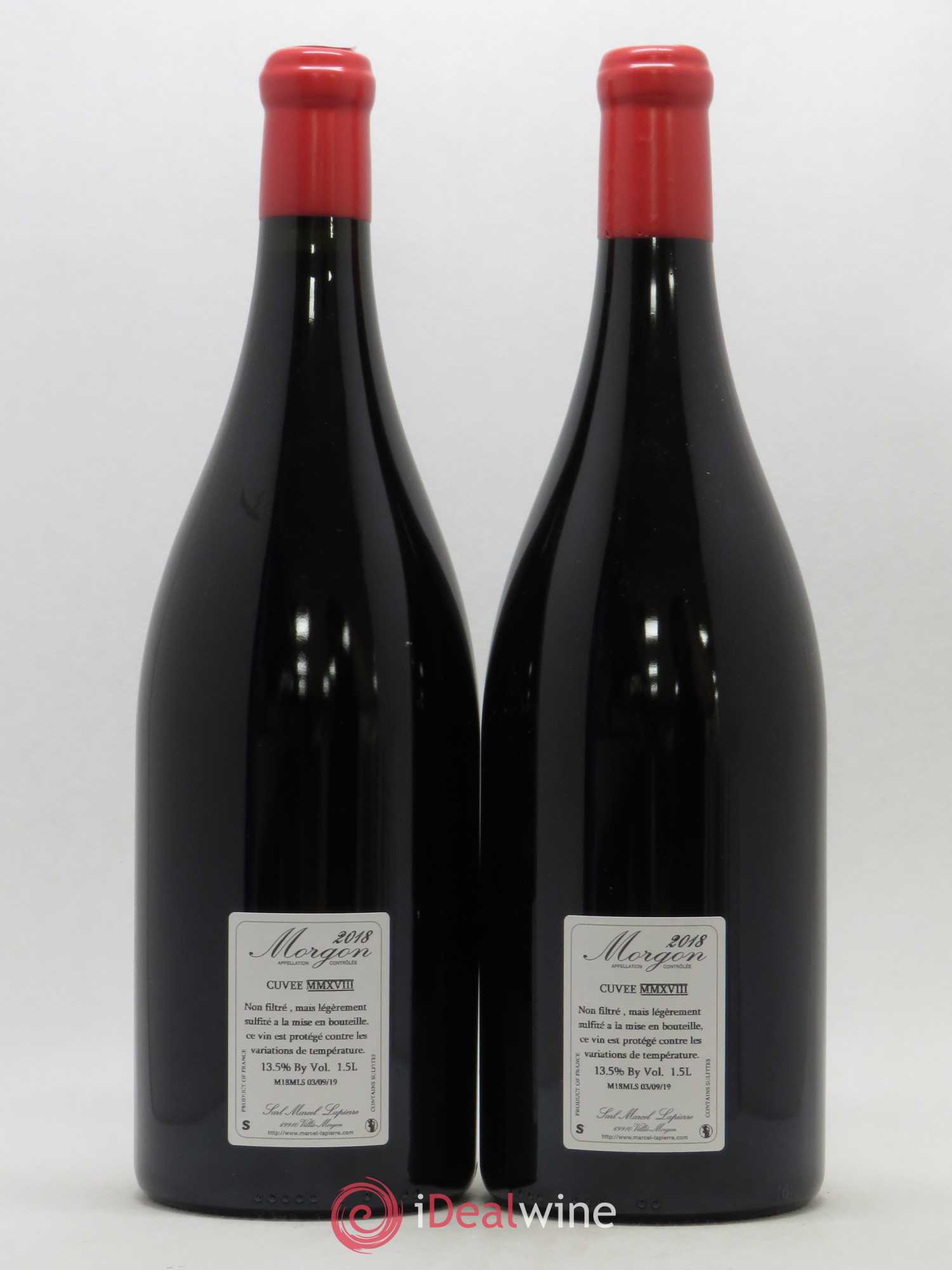 Morgon Cuvée Marcel Lapierre Marcel Lapierre (Domaine) 2018 - Lot de 2 magnums - 1