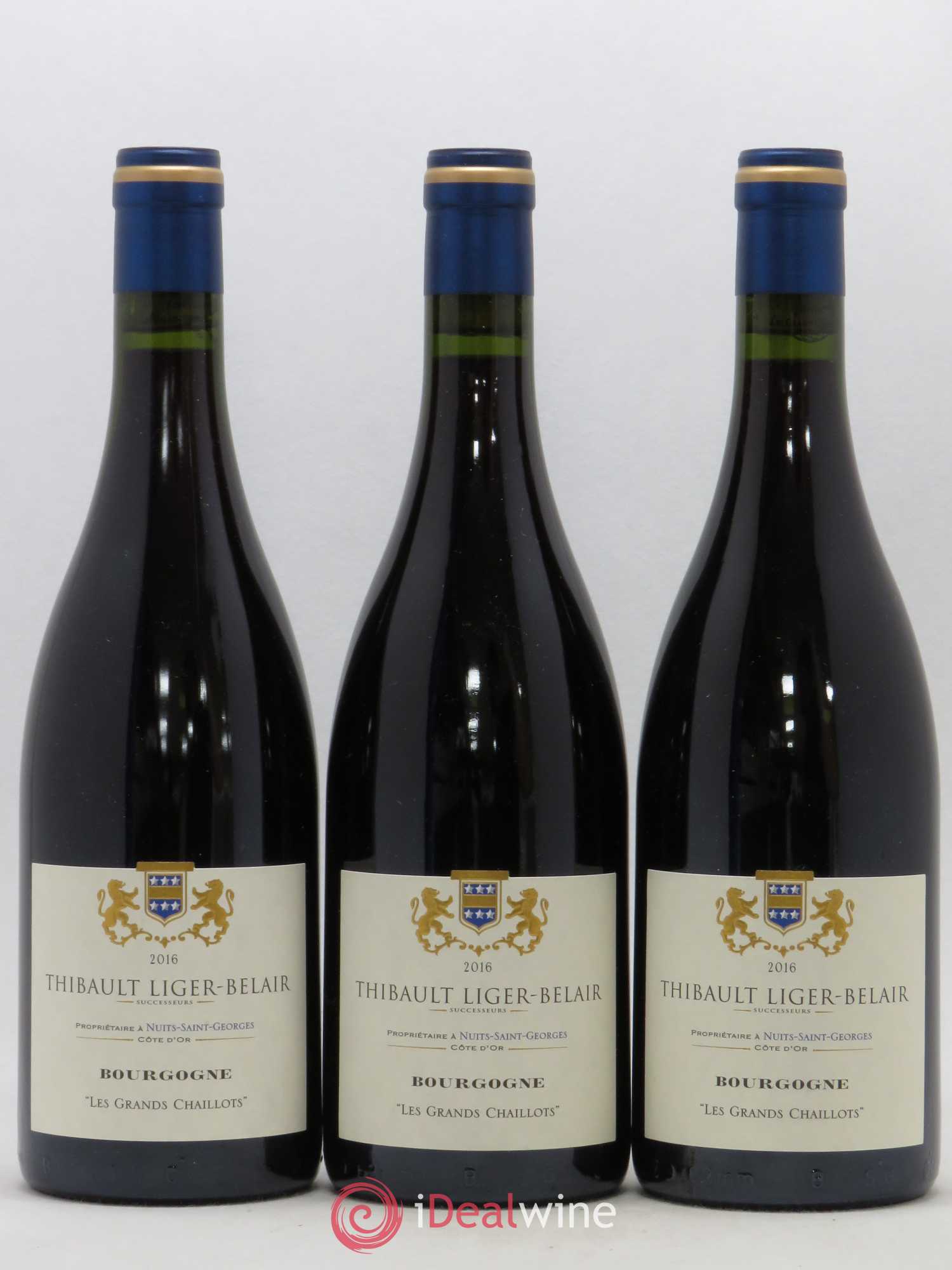 Bourgogne Les Grands Chaillots Thibault Liger Belair 2016 - Posten von 3 Flaschen - 0