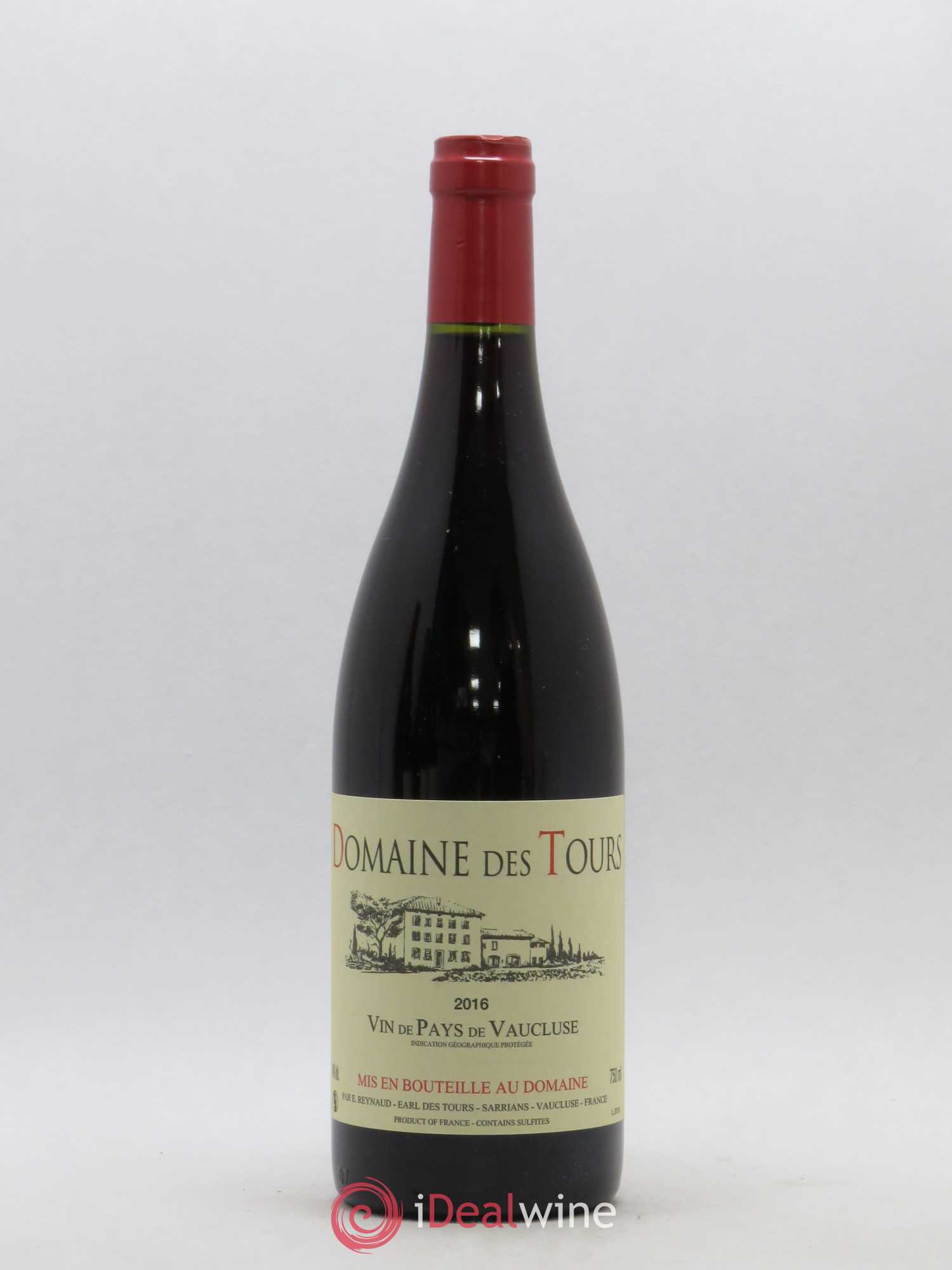 Vaucluse (Vin de Pays de Vaucluse) Domaine des Tours Emmanuel Reynaud 2016 - Lot de 1 bouteille - 0