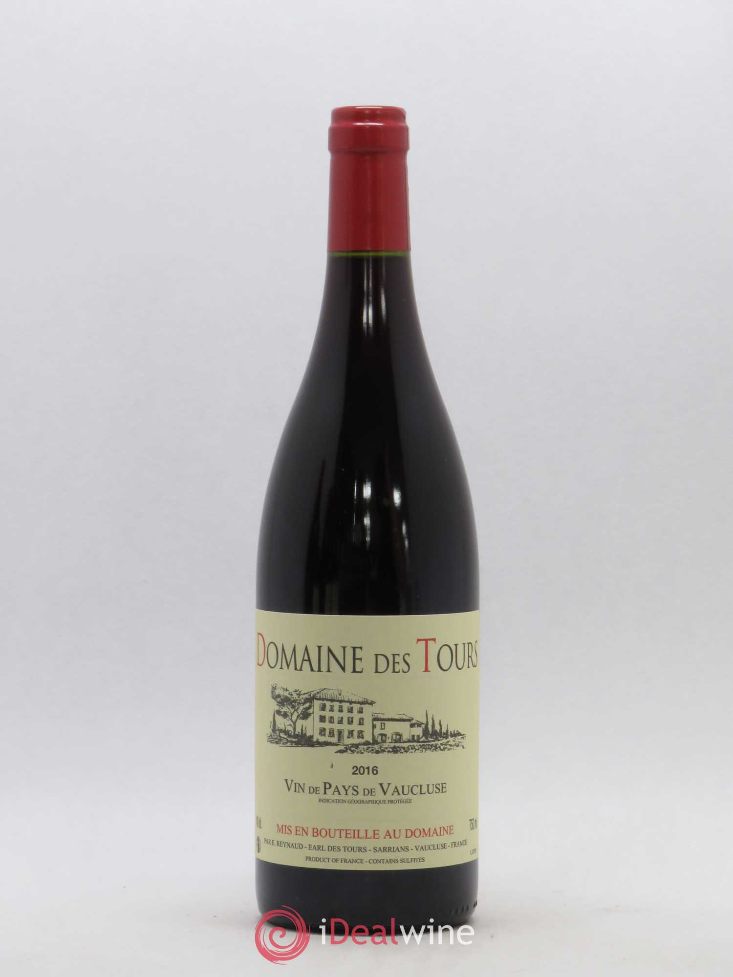 Vaucluse (Vin de Pays de Vaucluse) Domaine des Tours Emmanuel Reynaud 2016 - Lot de 1 bouteille - 0