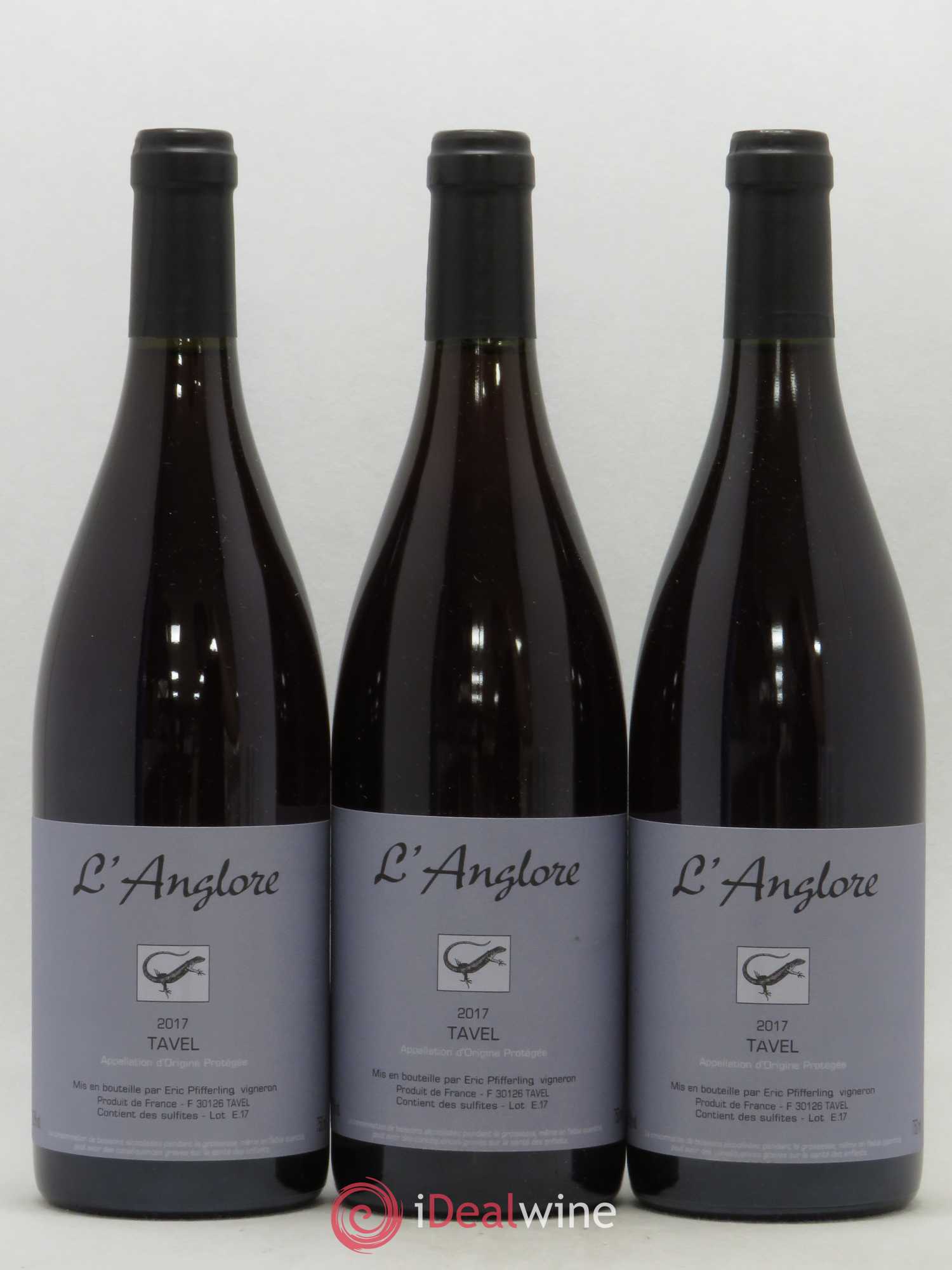 Tavel L'Anglore 2017 - Posten von 3 Flaschen - 0