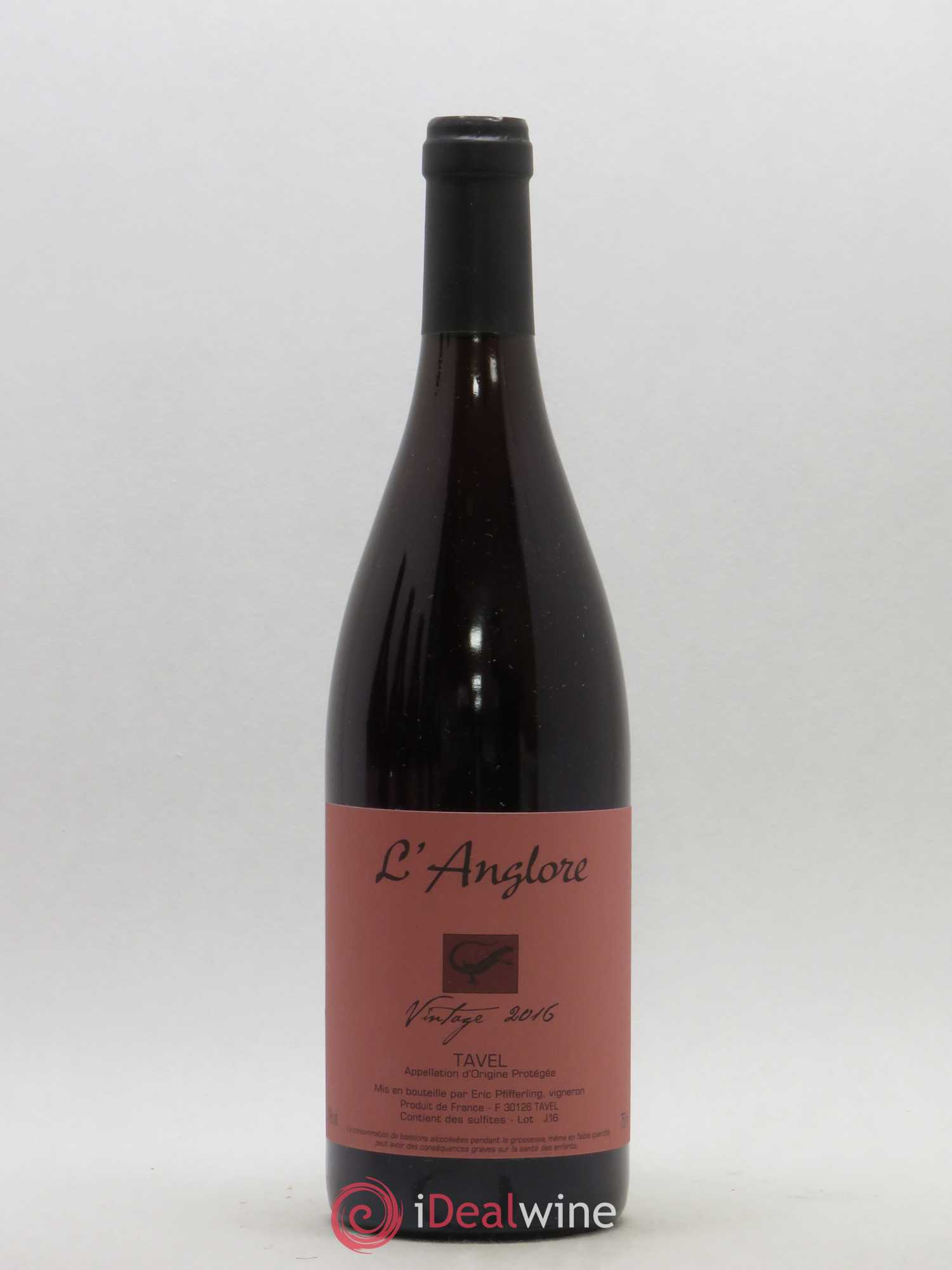 Tavel Vintage L'Anglore (senza prezzo di riserva) 2016 - Lotto di 1 bottiglia - 0