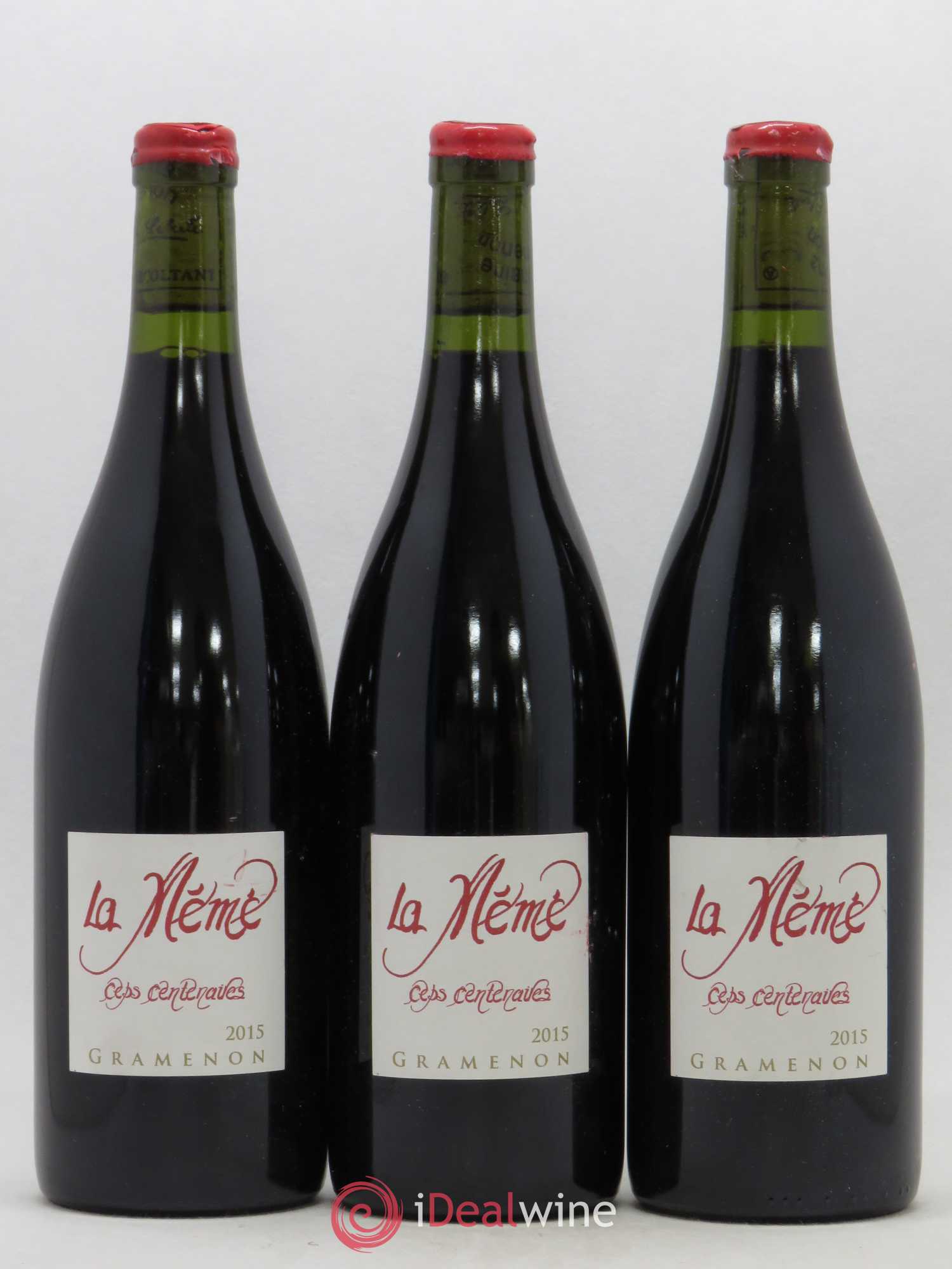 Côtes-du-Rhône La Mémé Ceps Centenaires Gramenon (Domaine) 2015 - Lot de 3 bouteilles - 0
