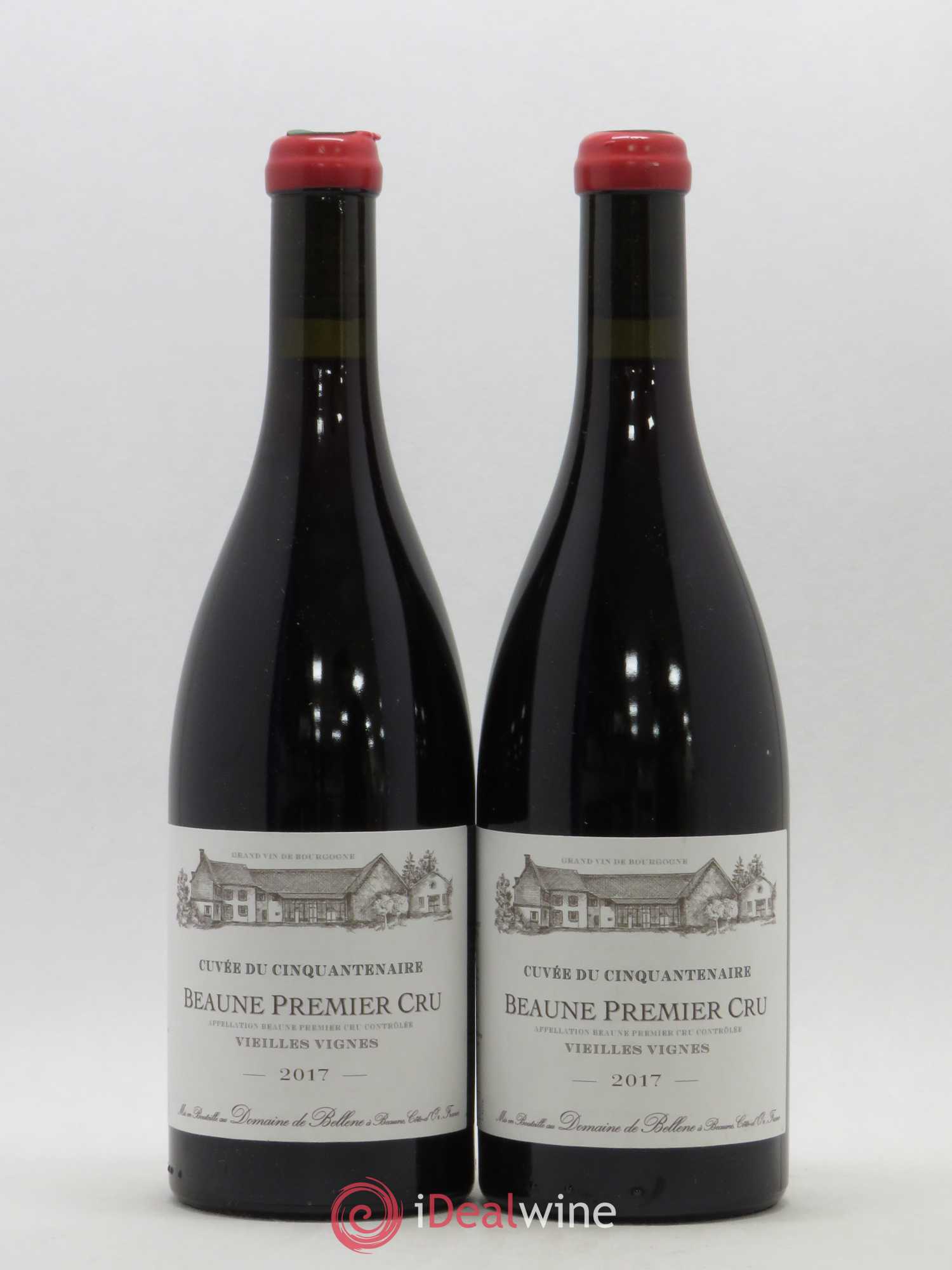 Beaune 1er Cru Vieilles Vignes Cuvée du Cinquantenaire Domaine de Bellene 2017 - Posten von 2 Flaschen - 0