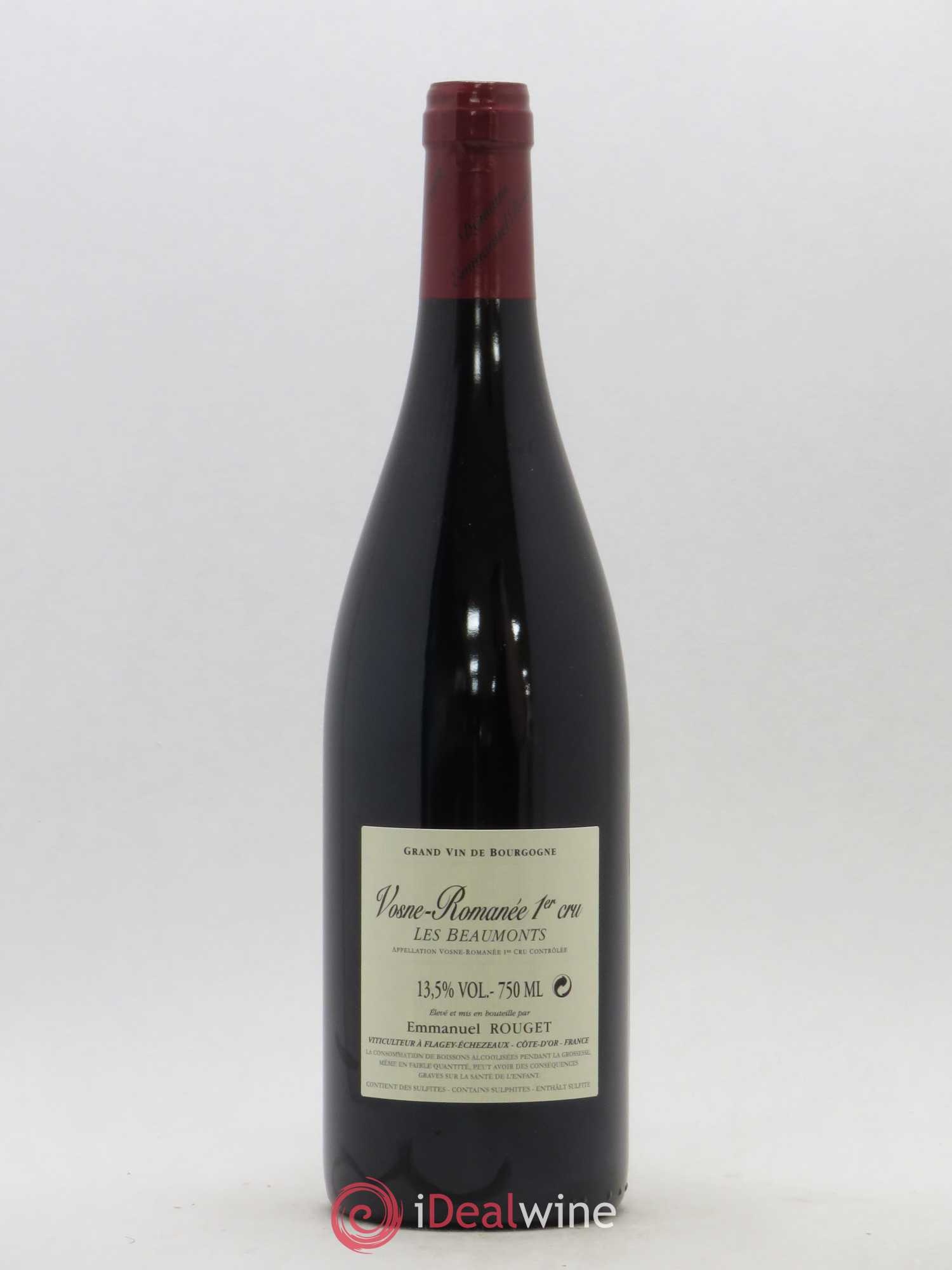 Vosne-Romanée 1er Cru Les Beaumonts Emmanuel Rouget (sans prix de réserve) 2017 - Lot de 1 bouteille - 1