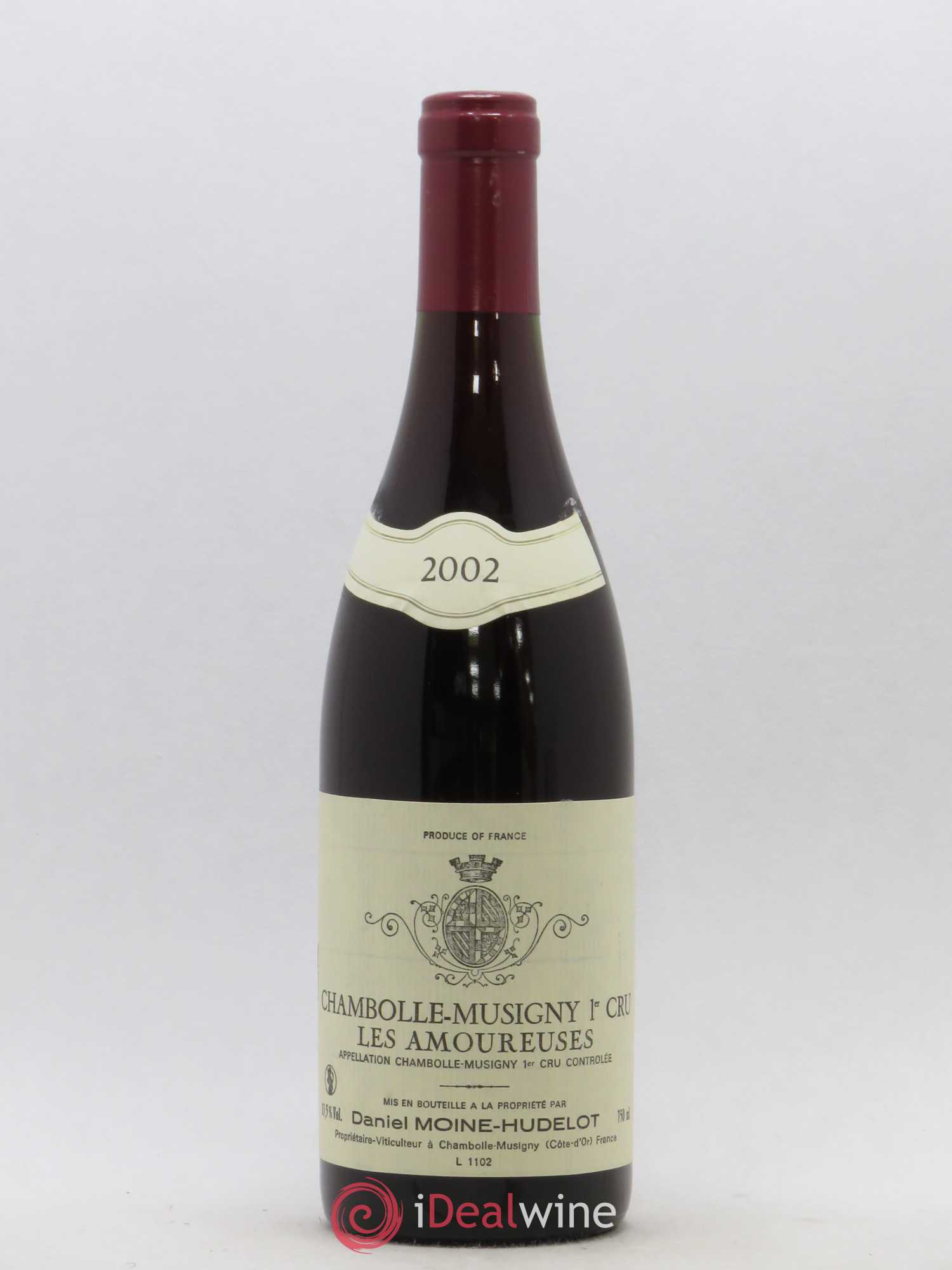 Chambolle-Musigny 1er Cru Les Amoureuses Daniel Moine-Hudelot 2002 - Posten von 1 Flasche - 0
