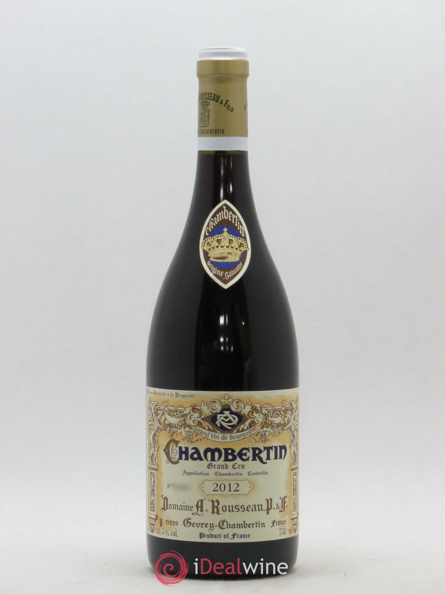 Chambertin Grand Cru Armand Rousseau (Domaine) (sans prix de réserve) 2012 - Lot de 1 bouteille - 0